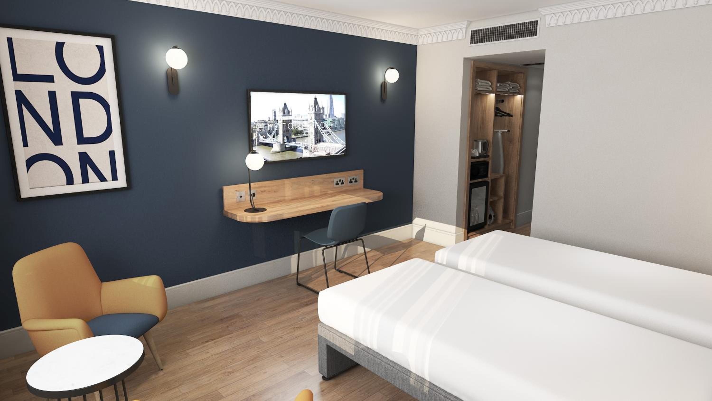Executive Twin Room, with Bridge View photo 1