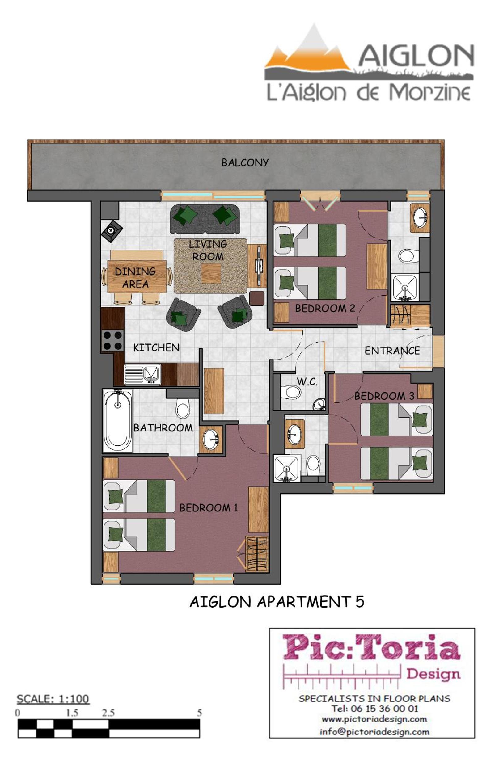 Three-Bedroom Apartment