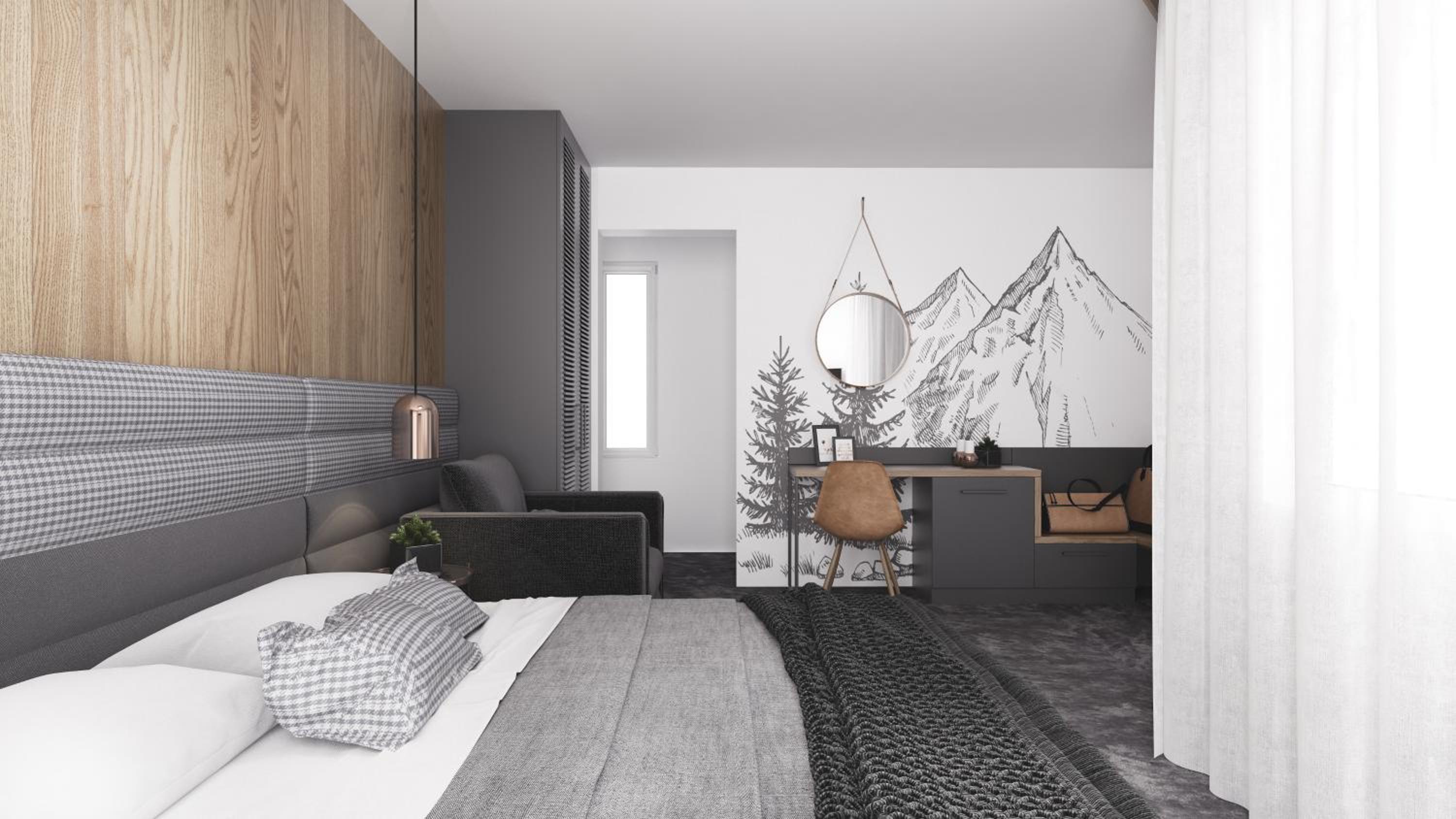 Double Room with Balcony and Mountain View - Photo 4