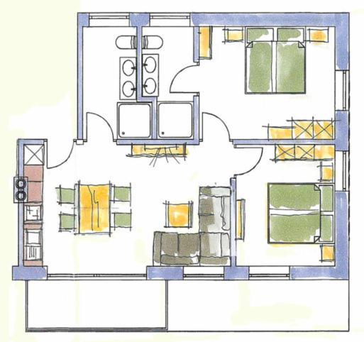 Two-Bedroom Apartment photo 2