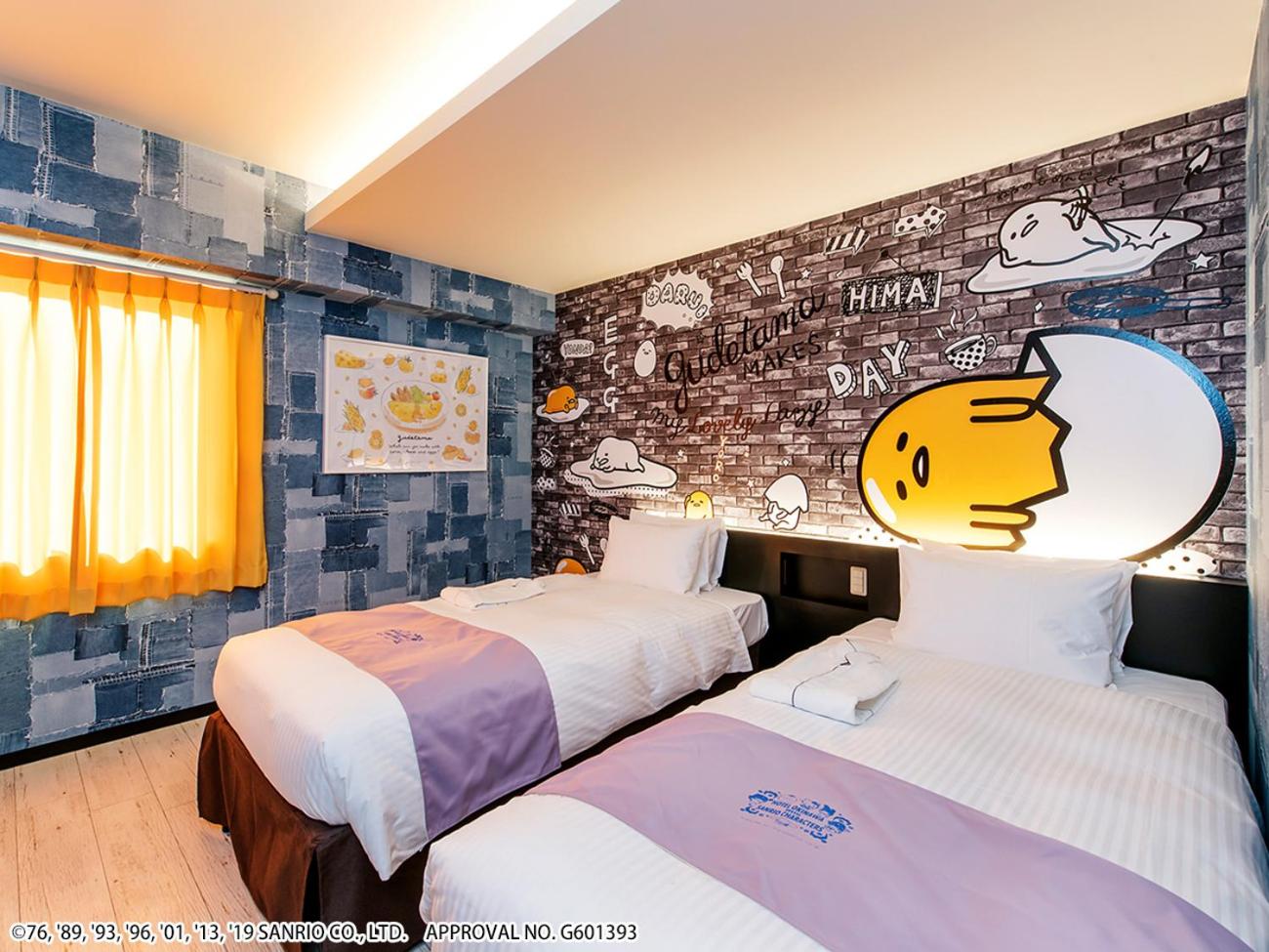 Gudetama - Characters Twin Room