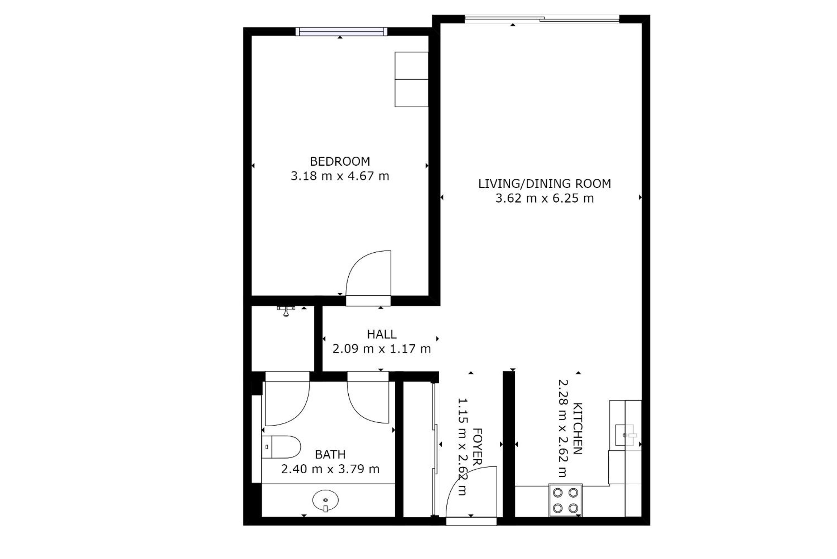 One-Bedroom Apartment - Photo 53