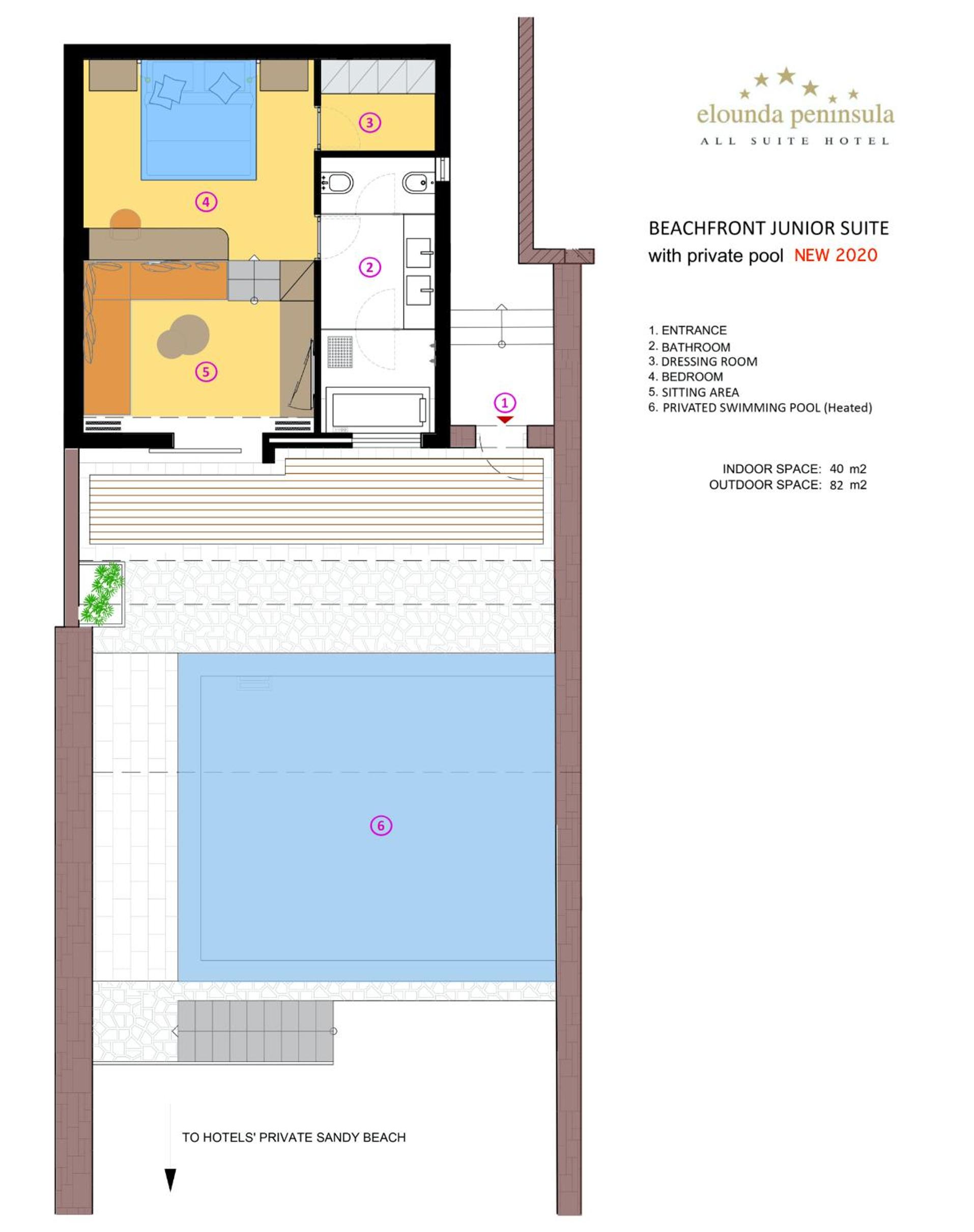 Beach-front Junior Suite with Private Pool - Photo 2