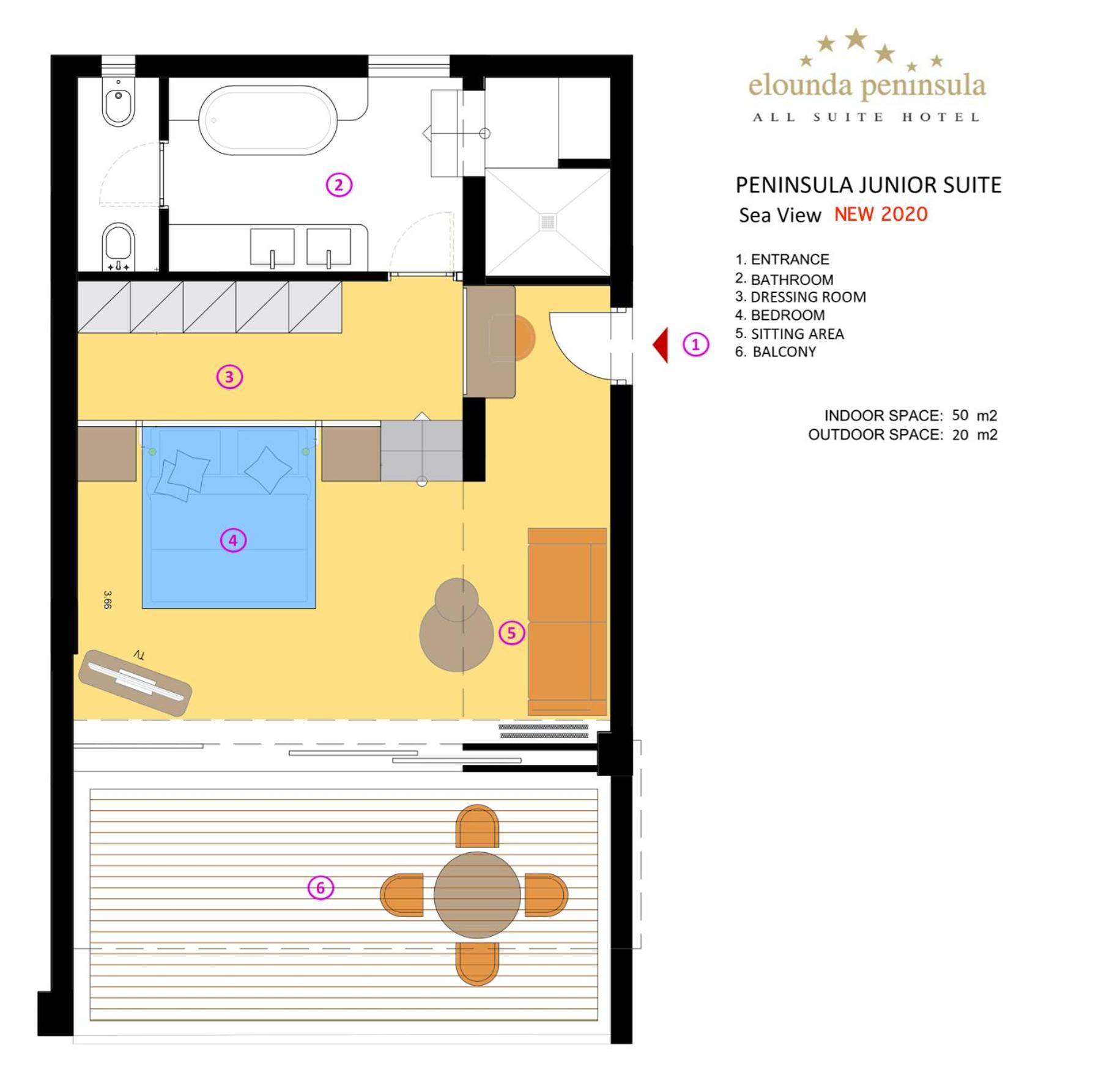 Junior Suite with Sea View - Photo 2