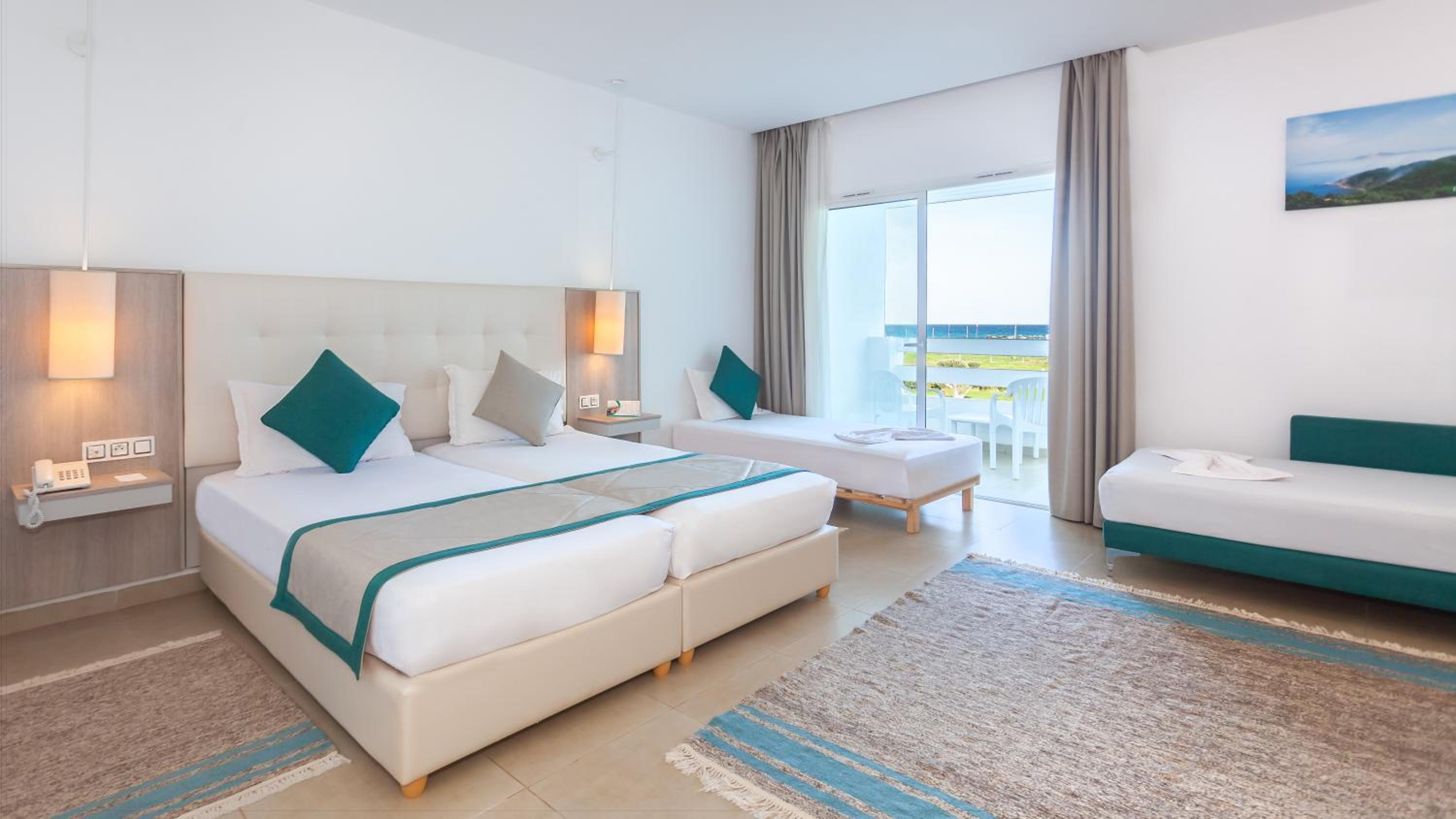 Quadruple Room with Sea View