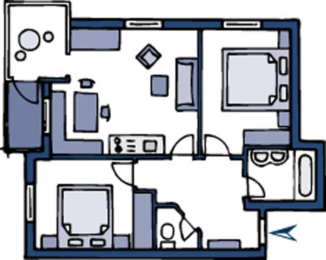 Two-Bedroom Apartment photo 2