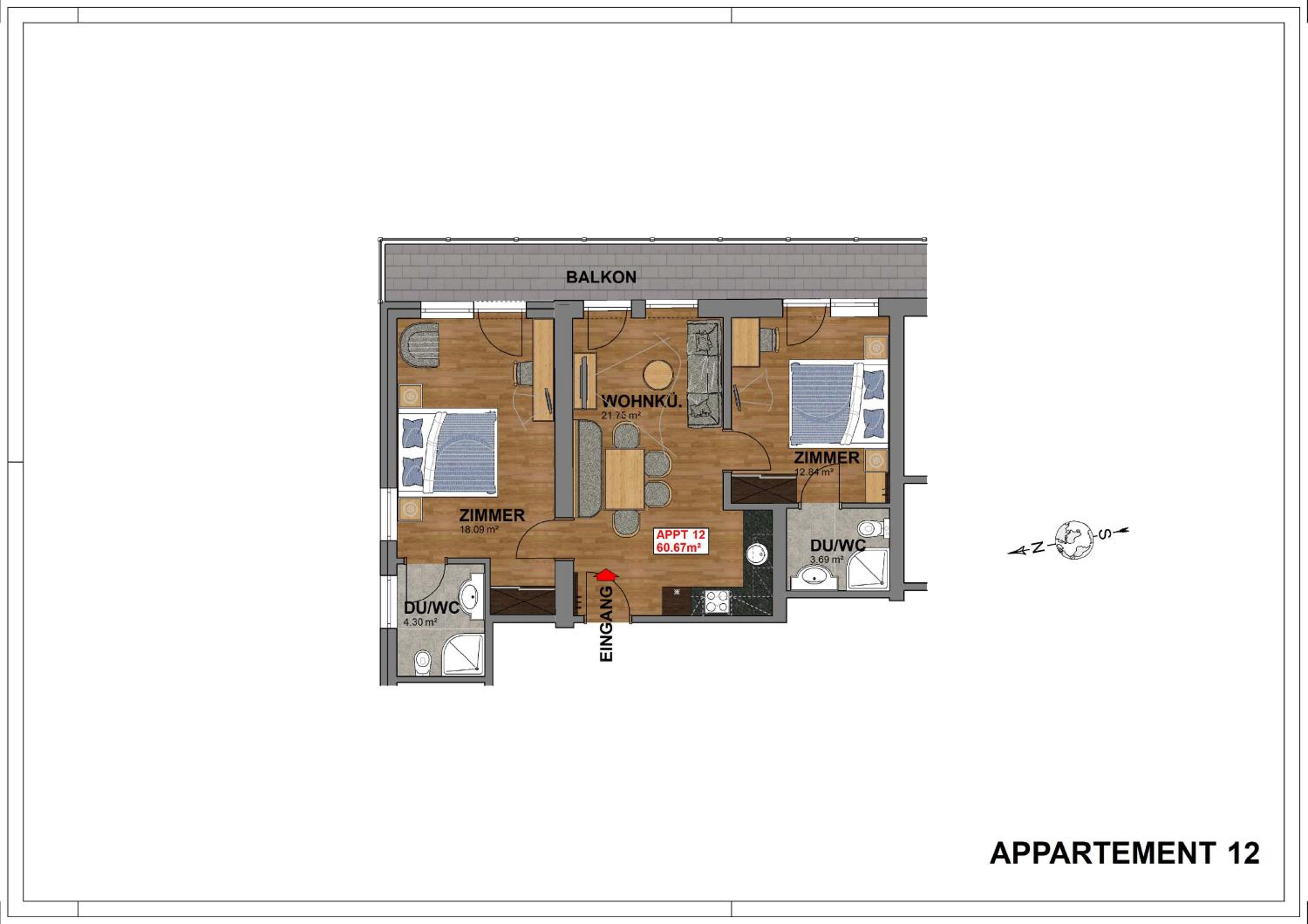 Two-Bedroom Apartment
