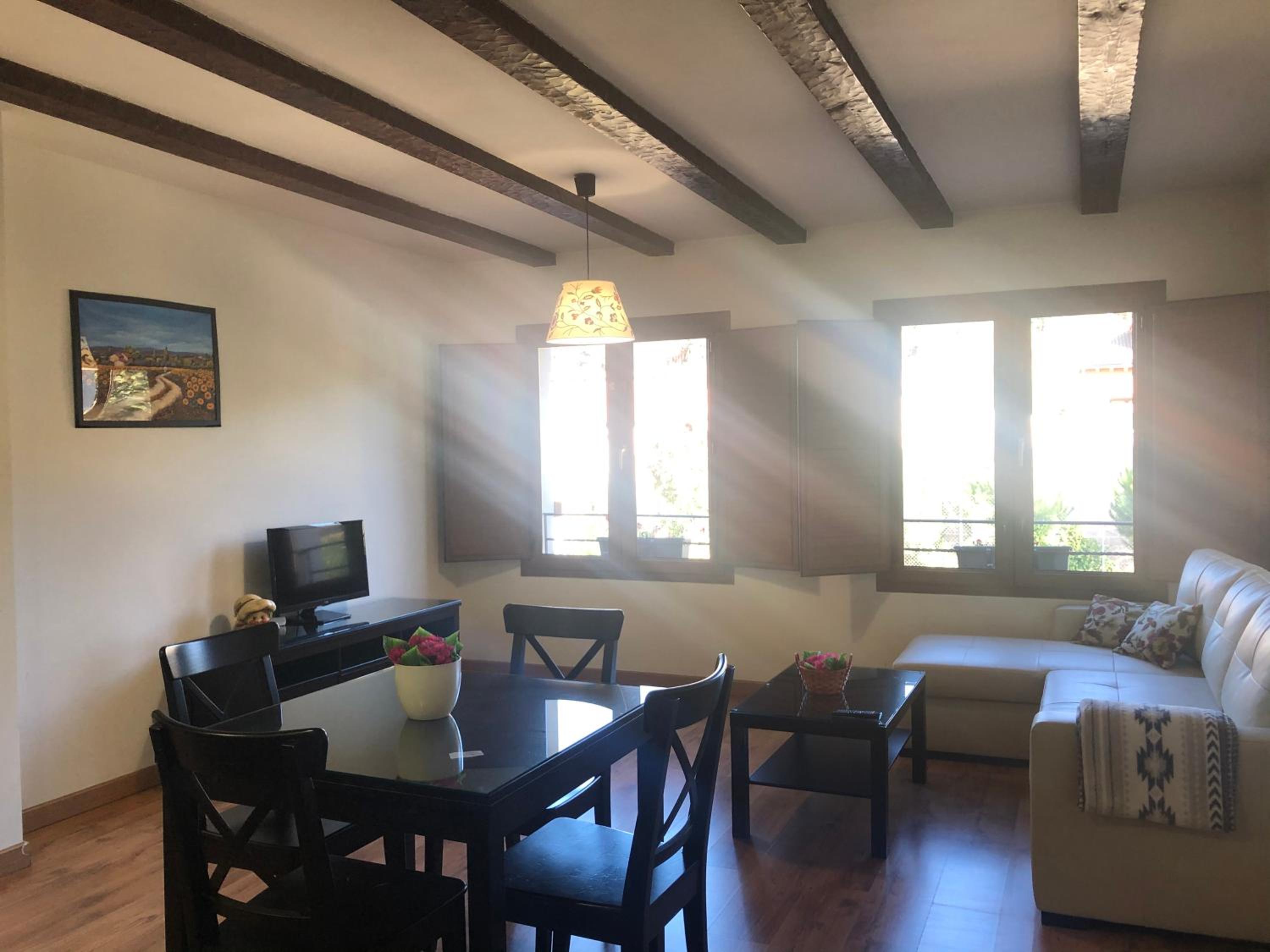 Apartamento con vista al jardín