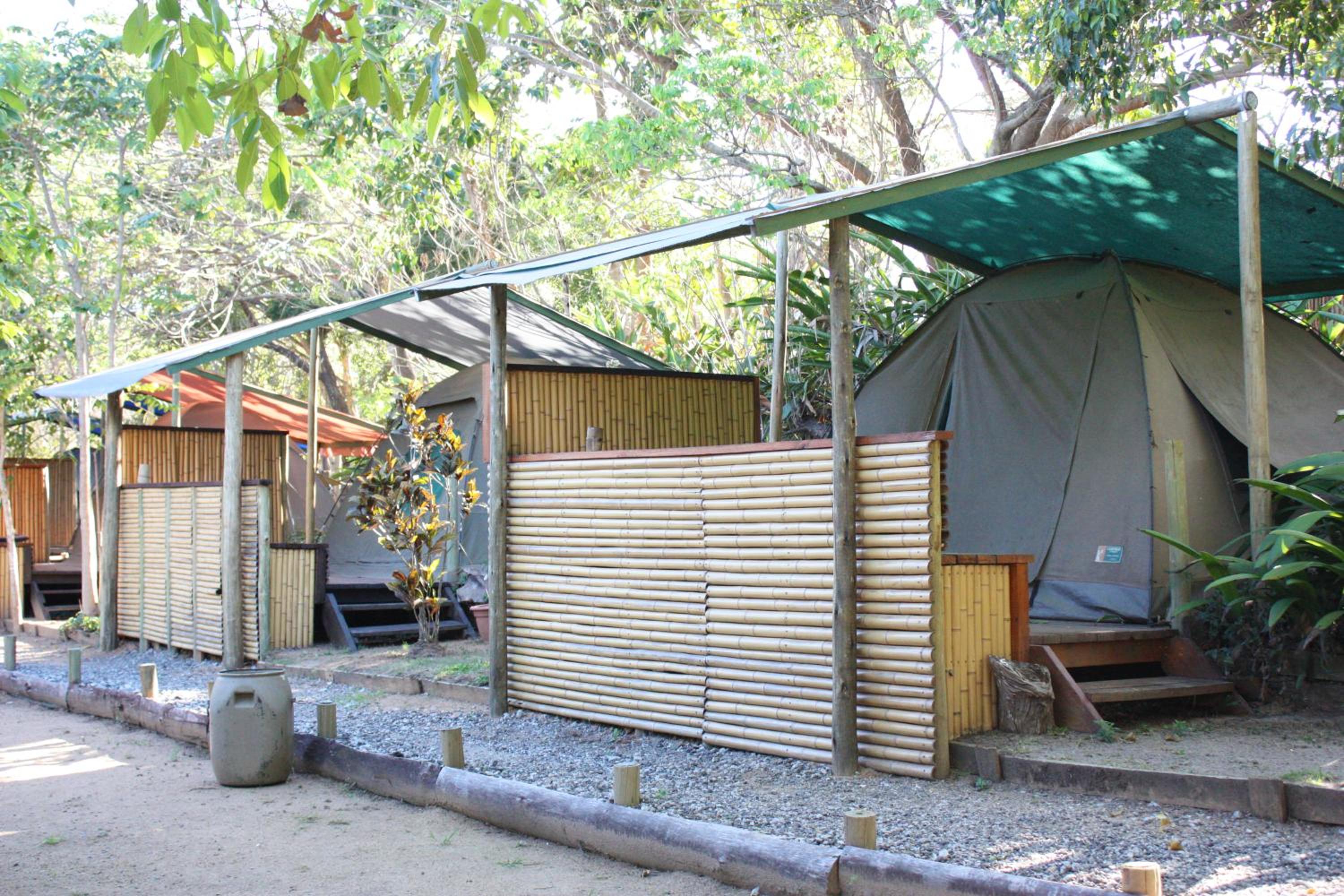 Dome Tent on Wooden Deck  photo 1