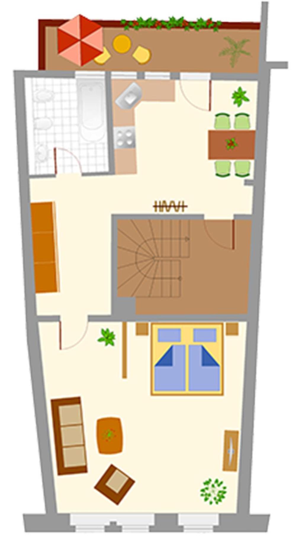 Apartment with Balcony photo 3