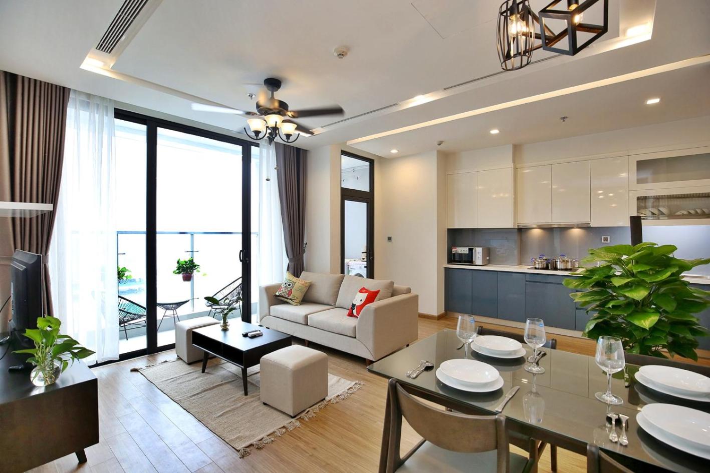 Two-Bedroom Apartment with Balcony