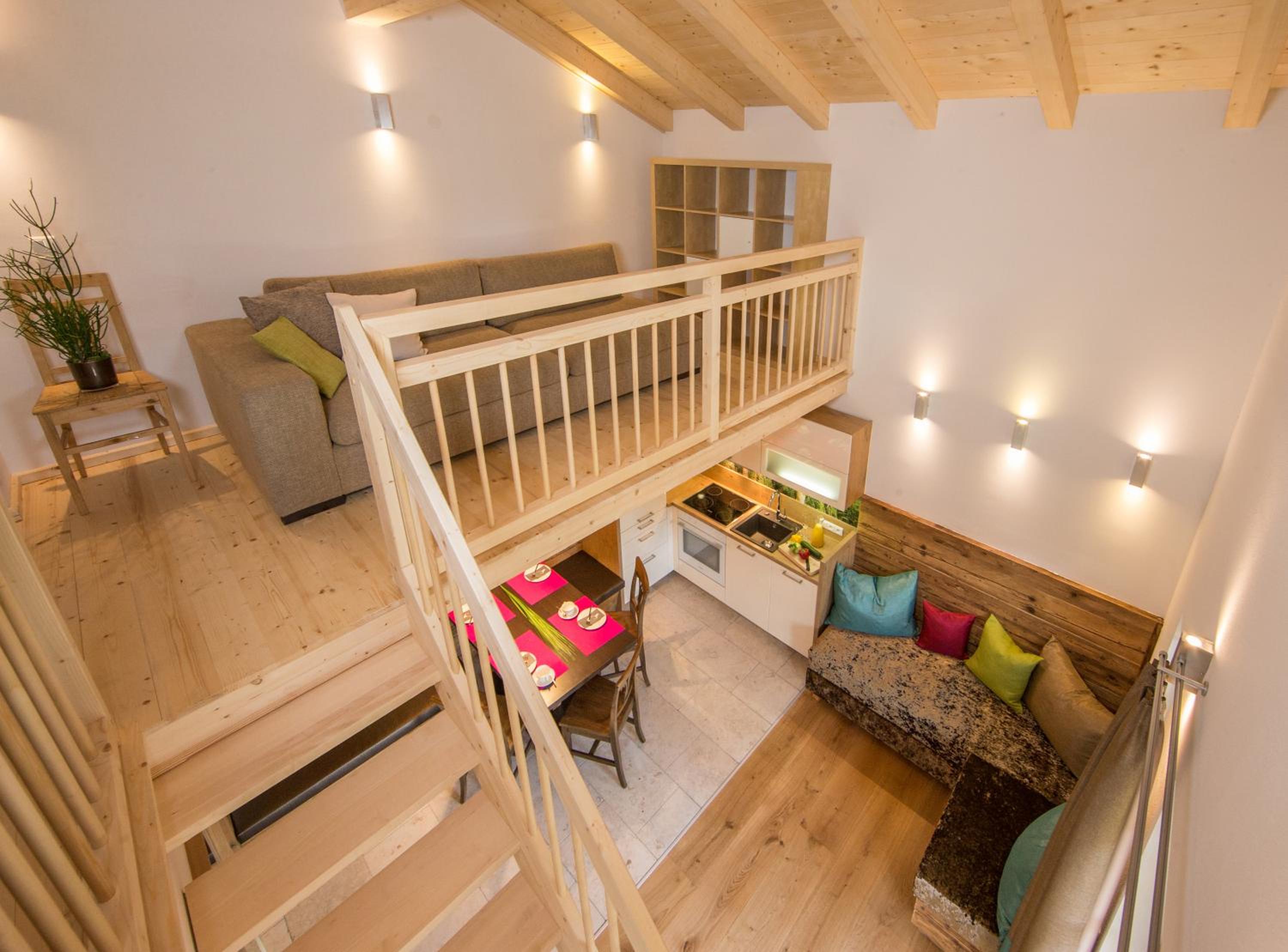 Duplex One-Bedroom Apartment with Balcony