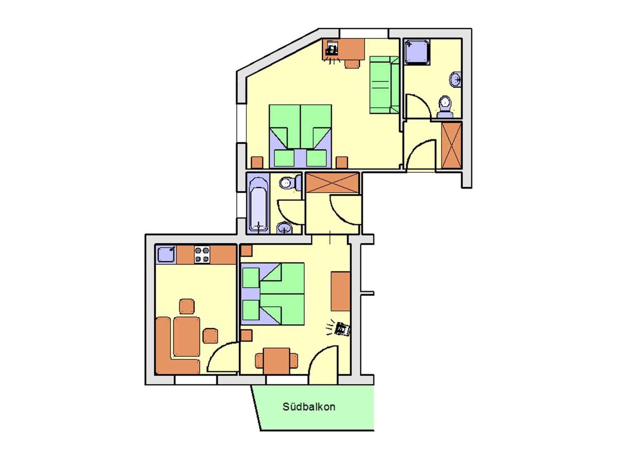 Two-Bedroom Apartment (Verwall + 1 DZ) photo 2