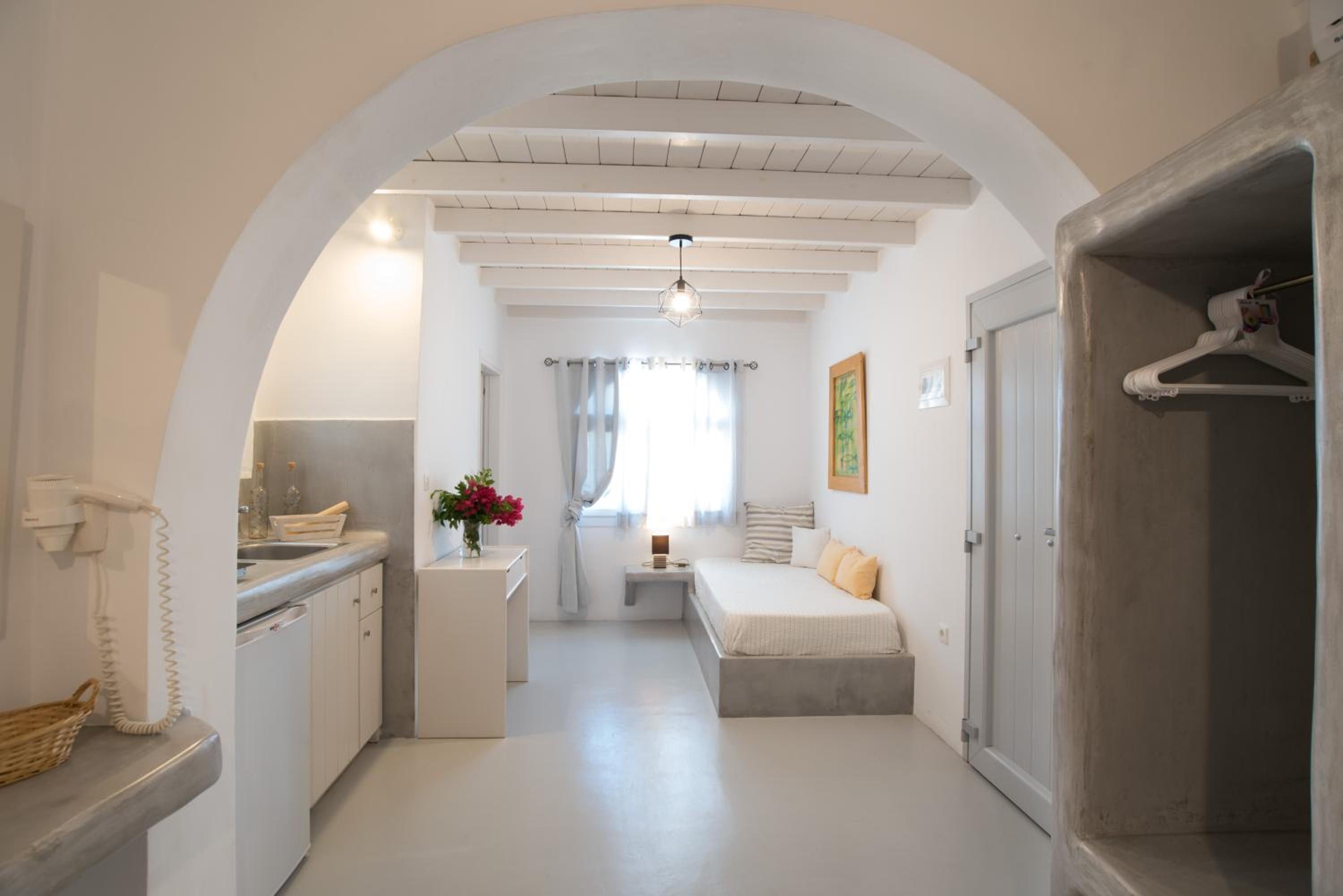 Studio (3 Adults) with Side Sea and Garden View