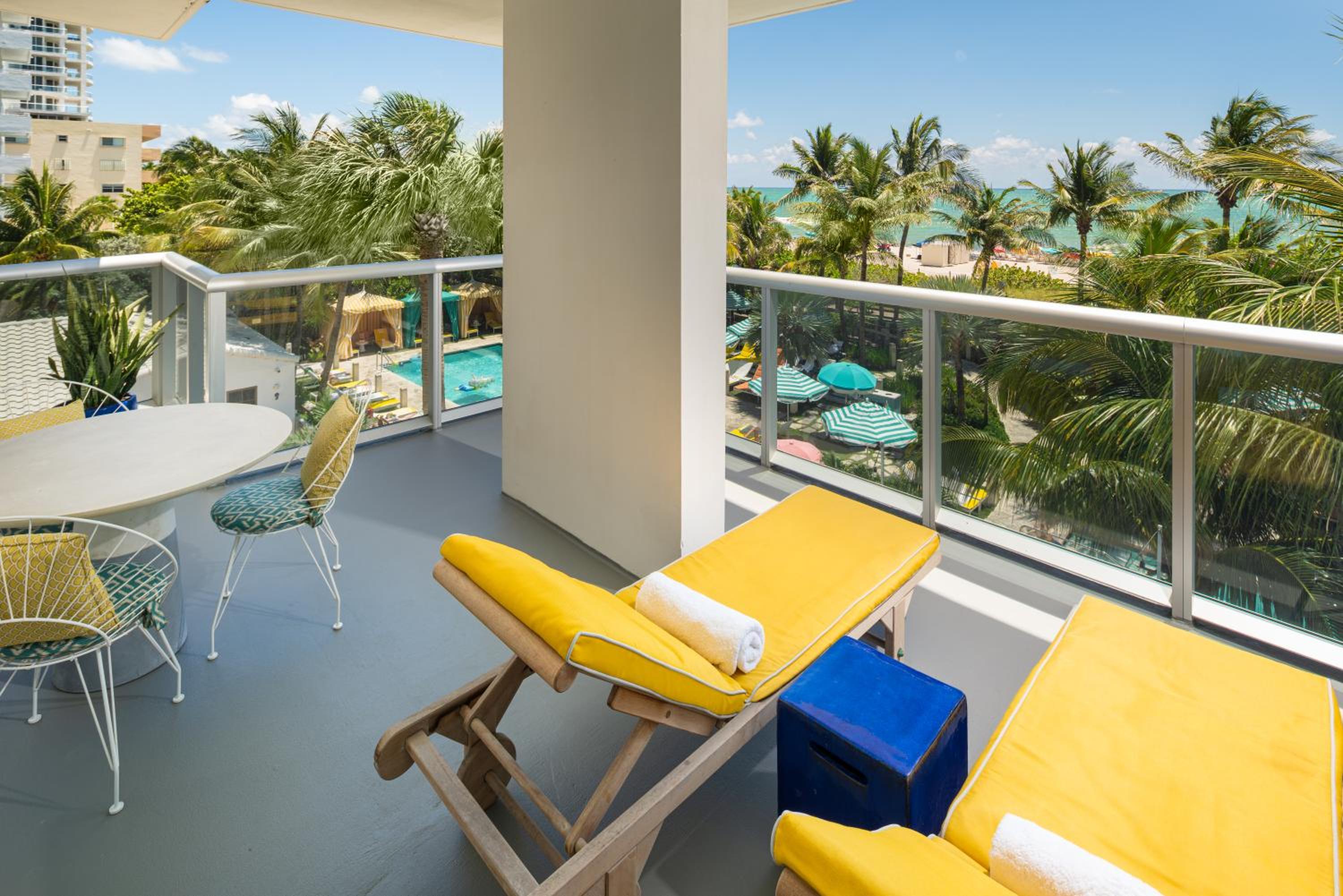 One-Bedroom King Suite with Balcony - Partial Ocean View
