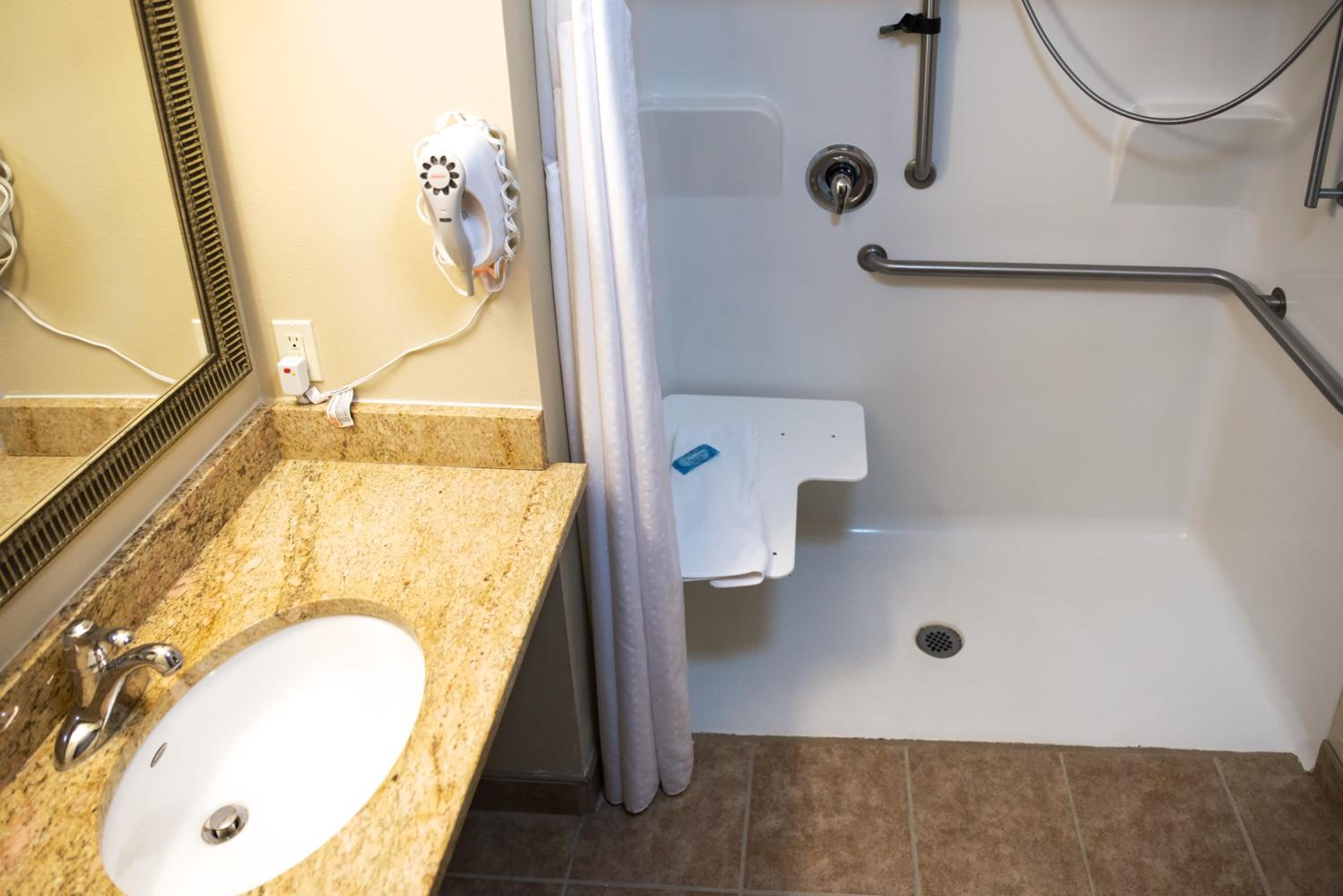 Queen Room with Two Queen Beds Hearing Accessible with Roll-In Shower - Non-Smoking - Photo 8