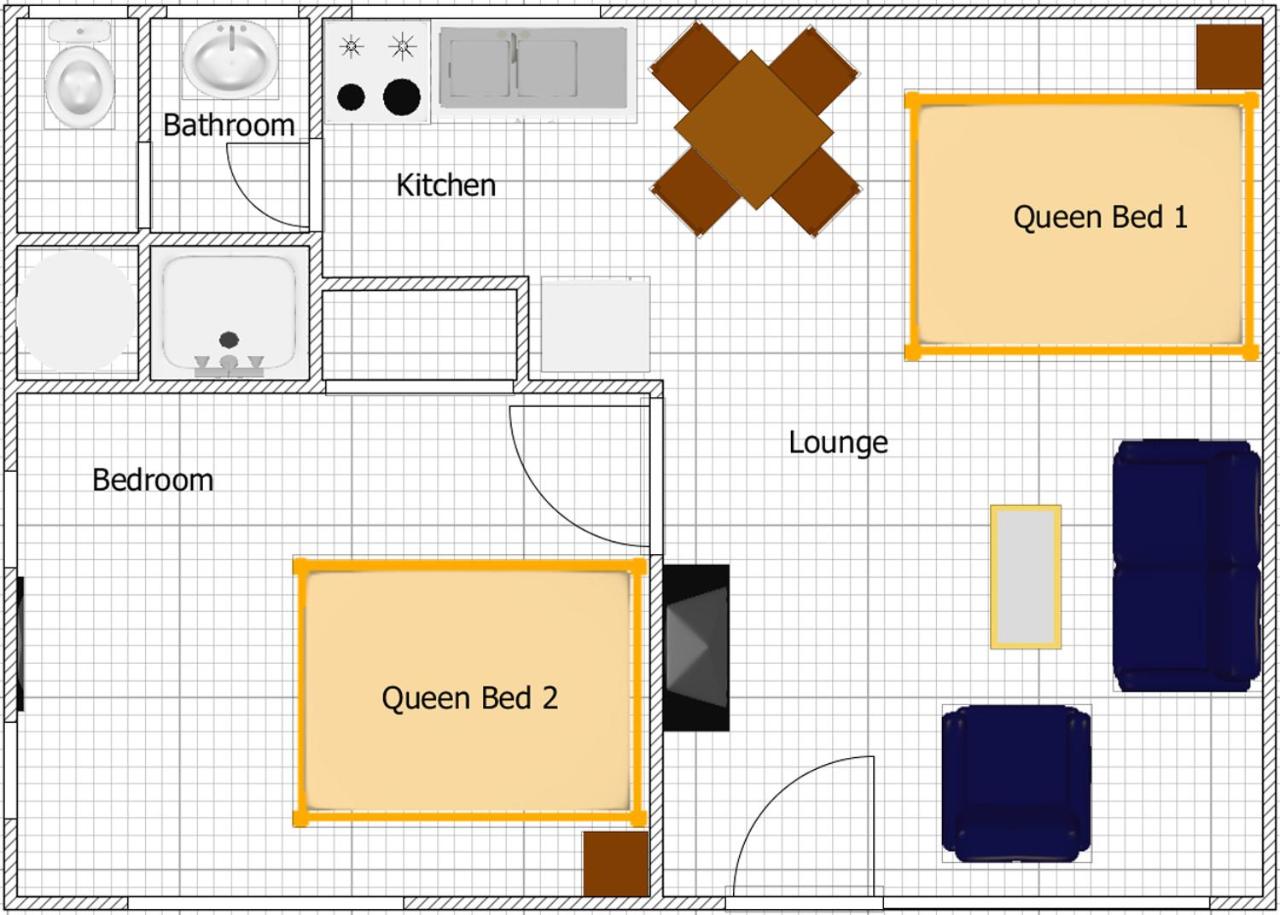 One-Bedroom Apartment with Queen and Double bed - Photo 4