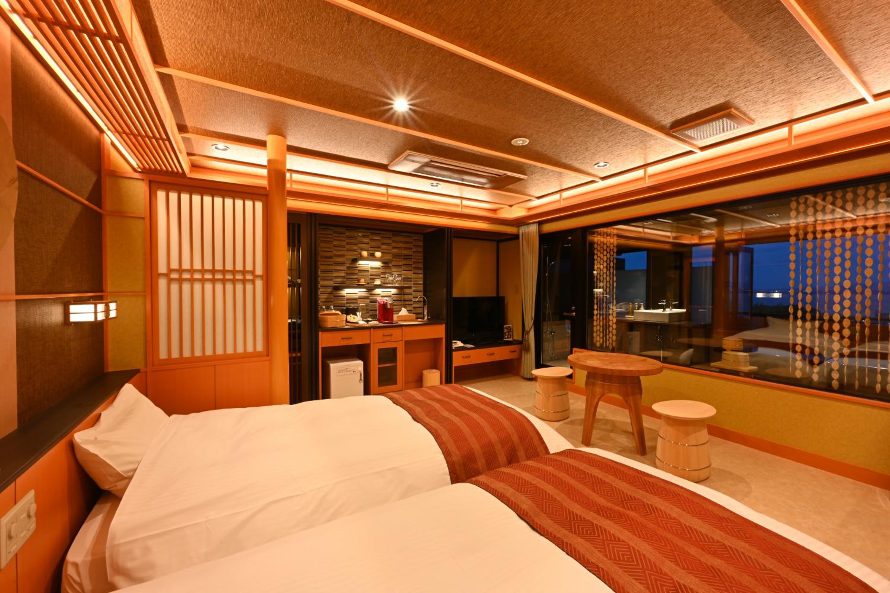 Twin Room with Open-Air Hot Spring Bath - Photo 1