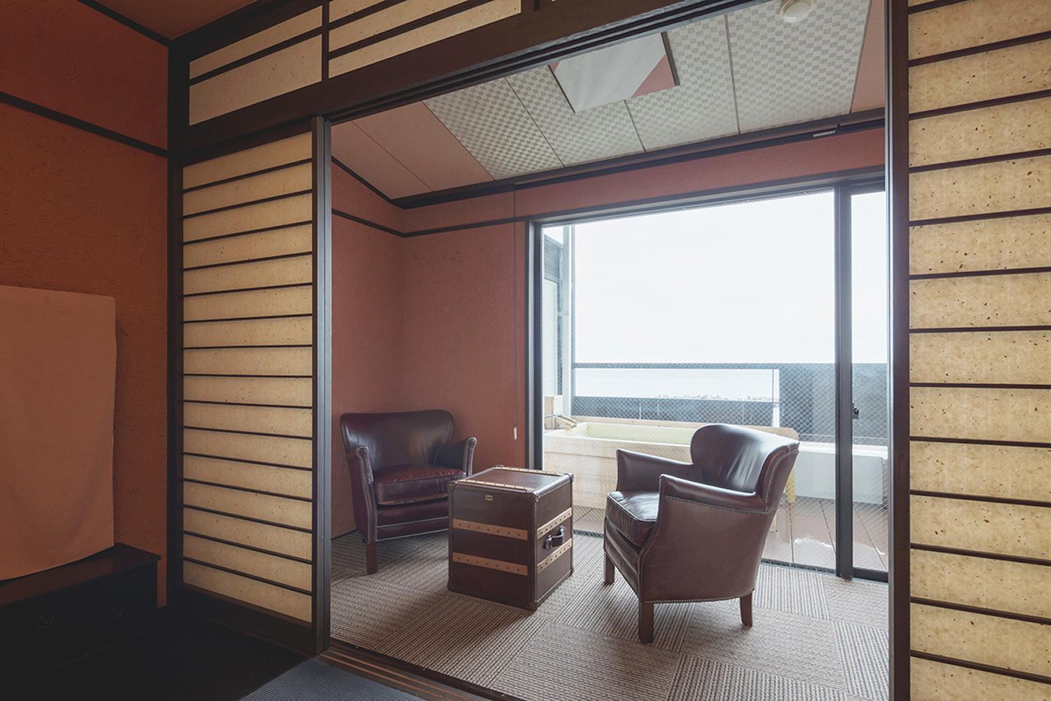 Japanese-Style Room with Sea View and Open-Air Bath - Photo 3
