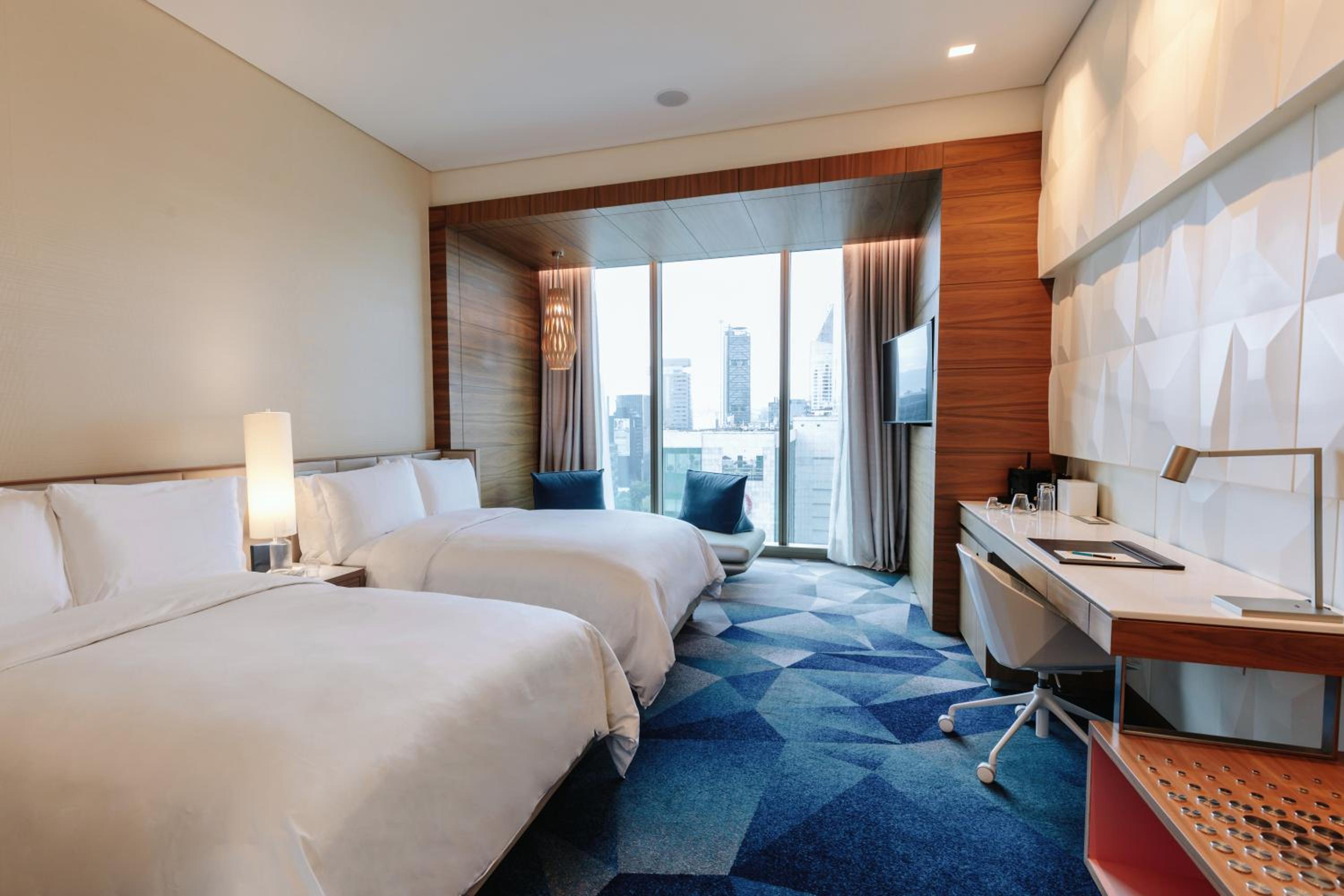 Superior Room with Two Double Beds and View