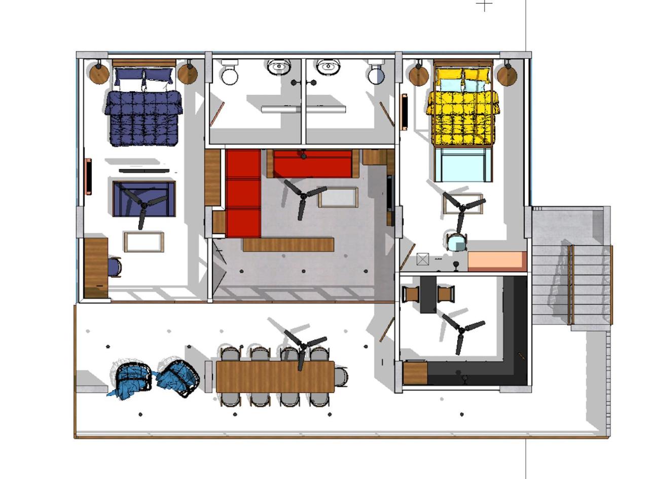 Two bedroom Apartment with Garden view photo 3