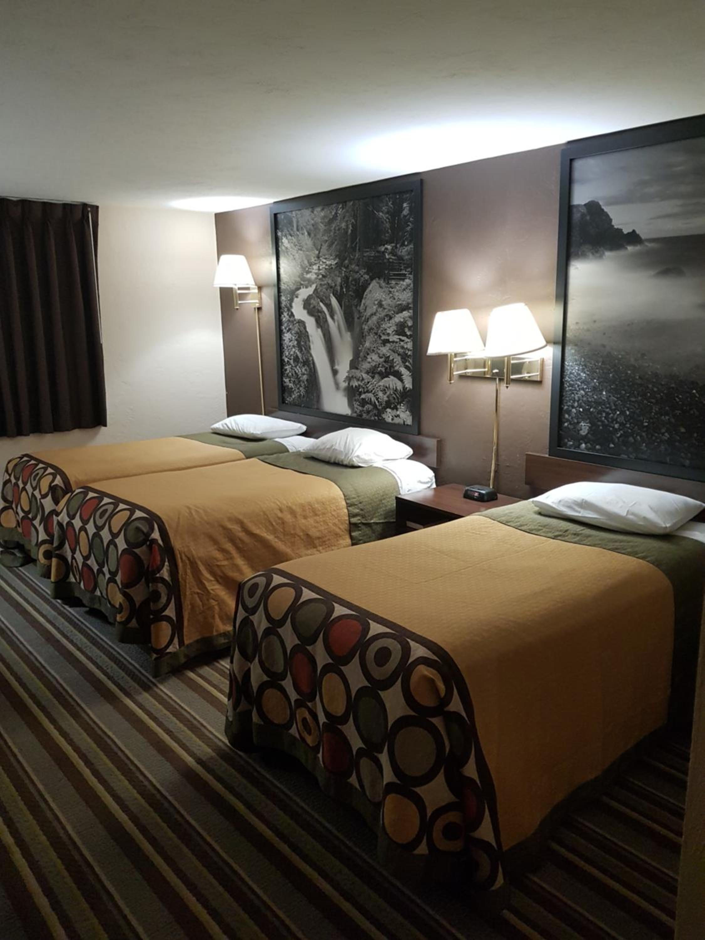 Room with One Queen and Two Twin Beds - Pet Friendly/Non-Smoking - Photo 1