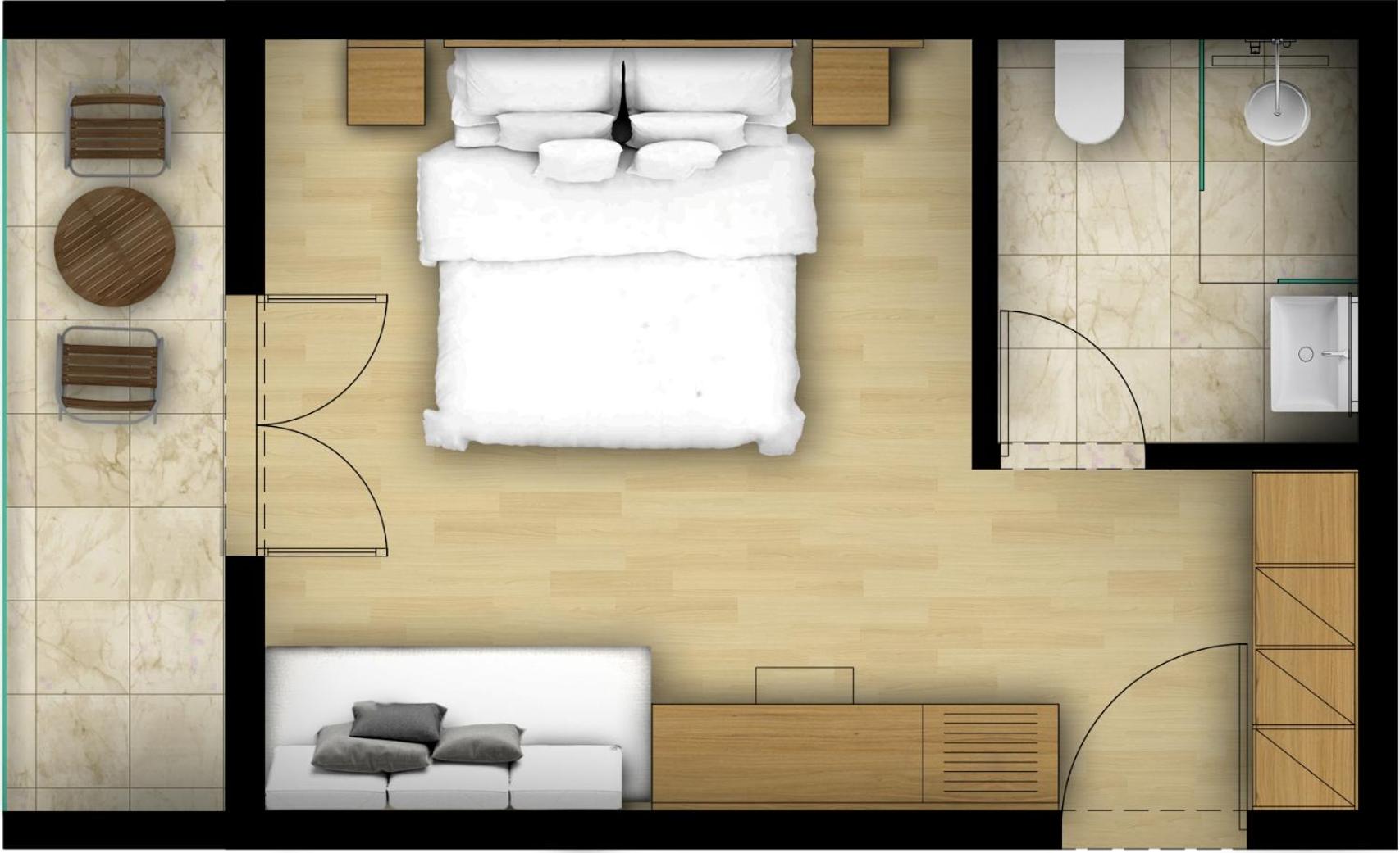 Comfort Double Room with Panoramic Sea View photo 2