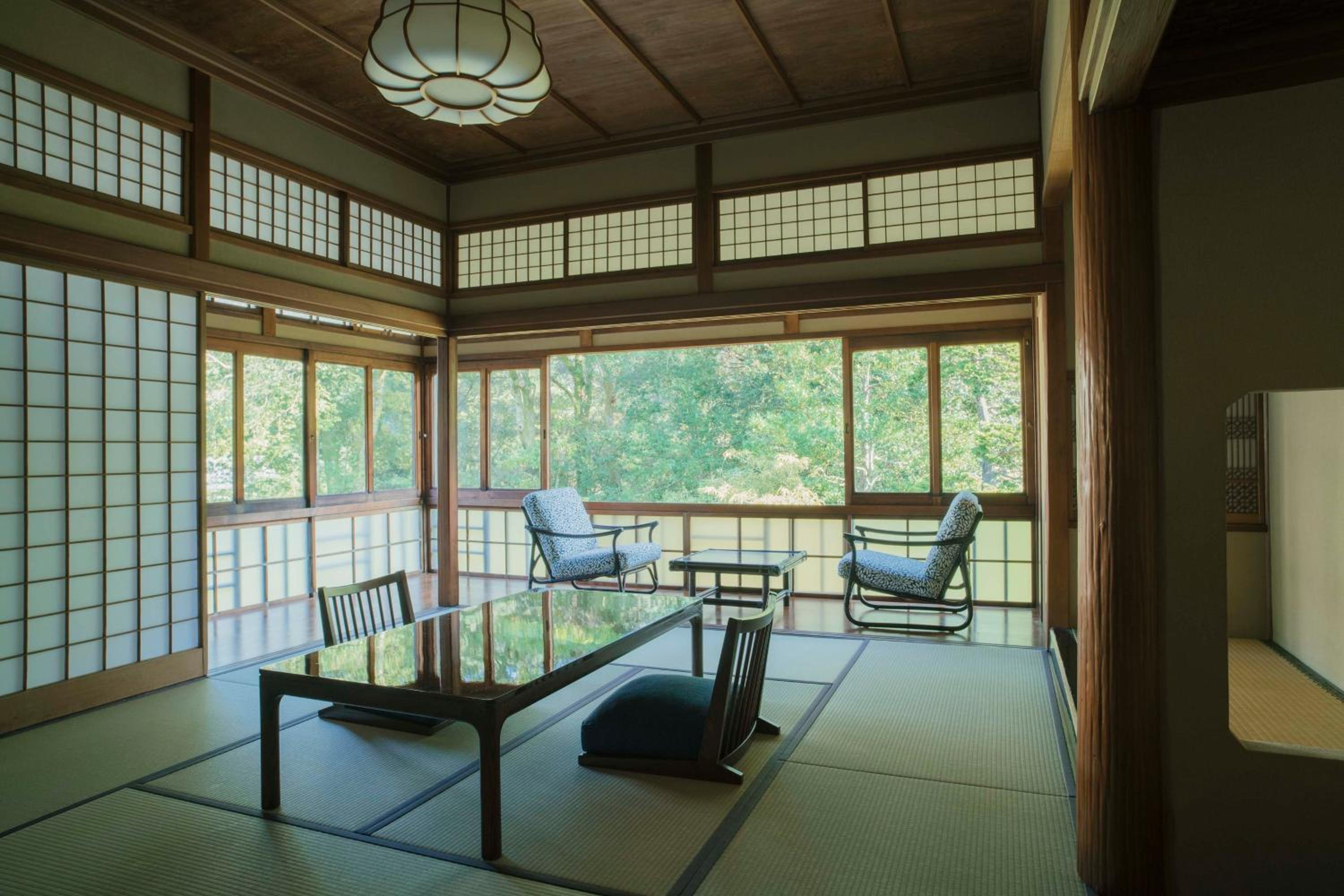 SAWARABI Room with Tatami Area and Garden View