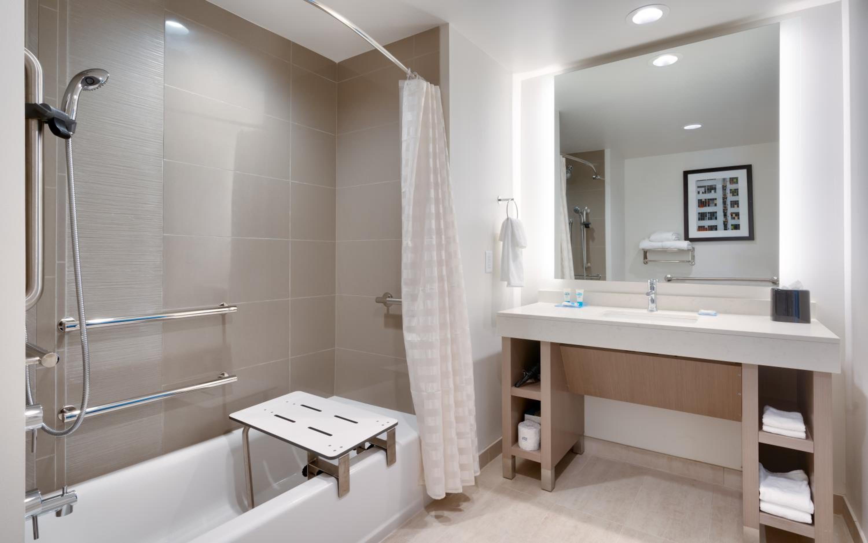 One-Bedroom Specialty King Suite with Sofa Bed, Kitchen and Tub - Disability Access