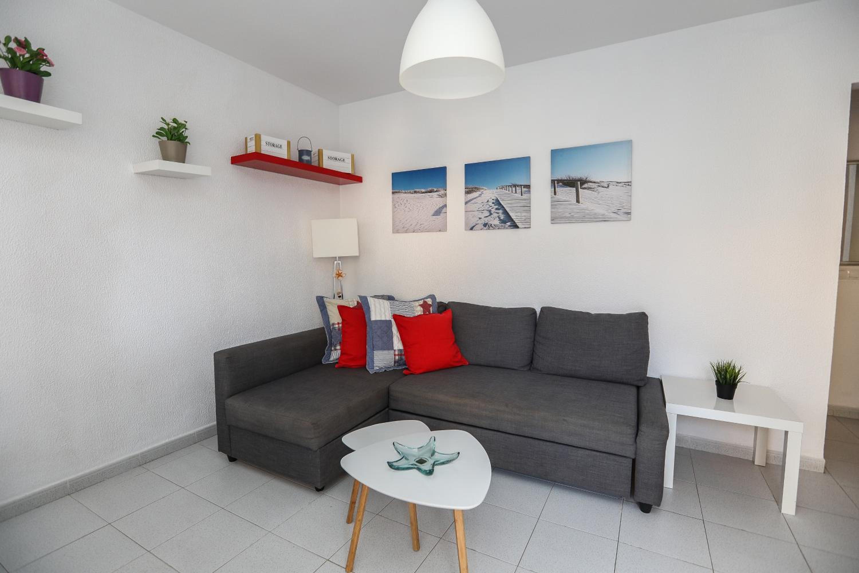 Apartamento con vista al jardín