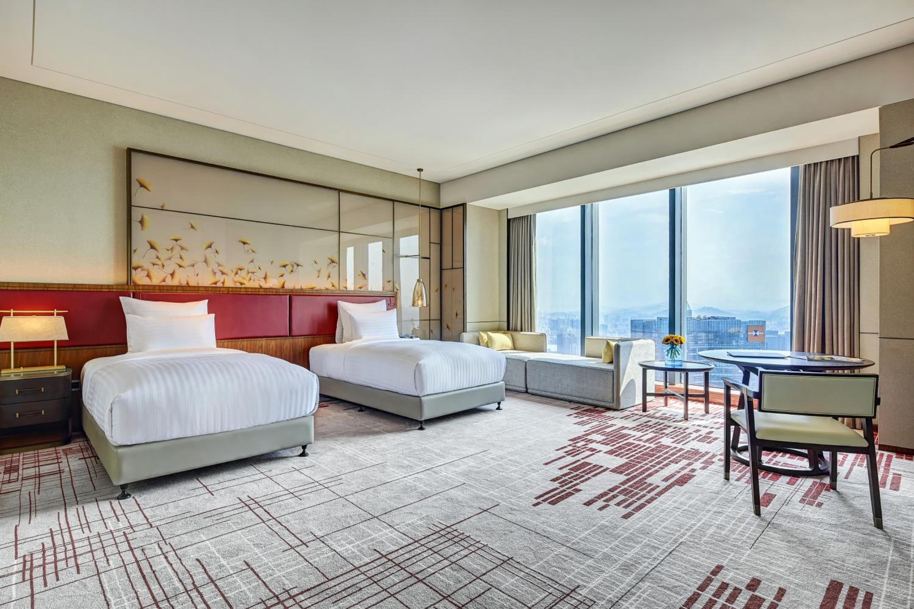 Premier Deluxe Twin Room with River View and Lounge Access - High Floor