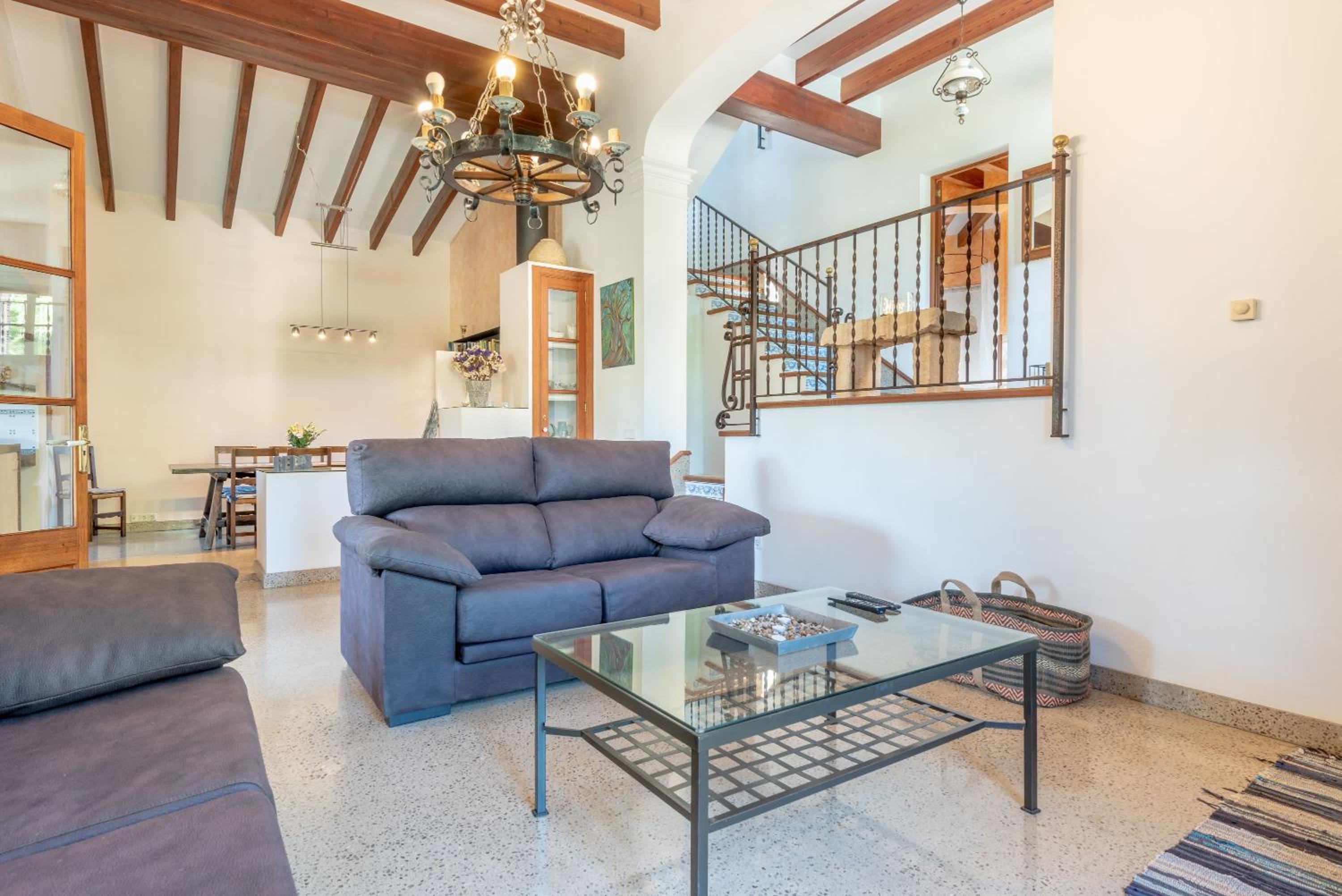 Villa con vistas al jardín