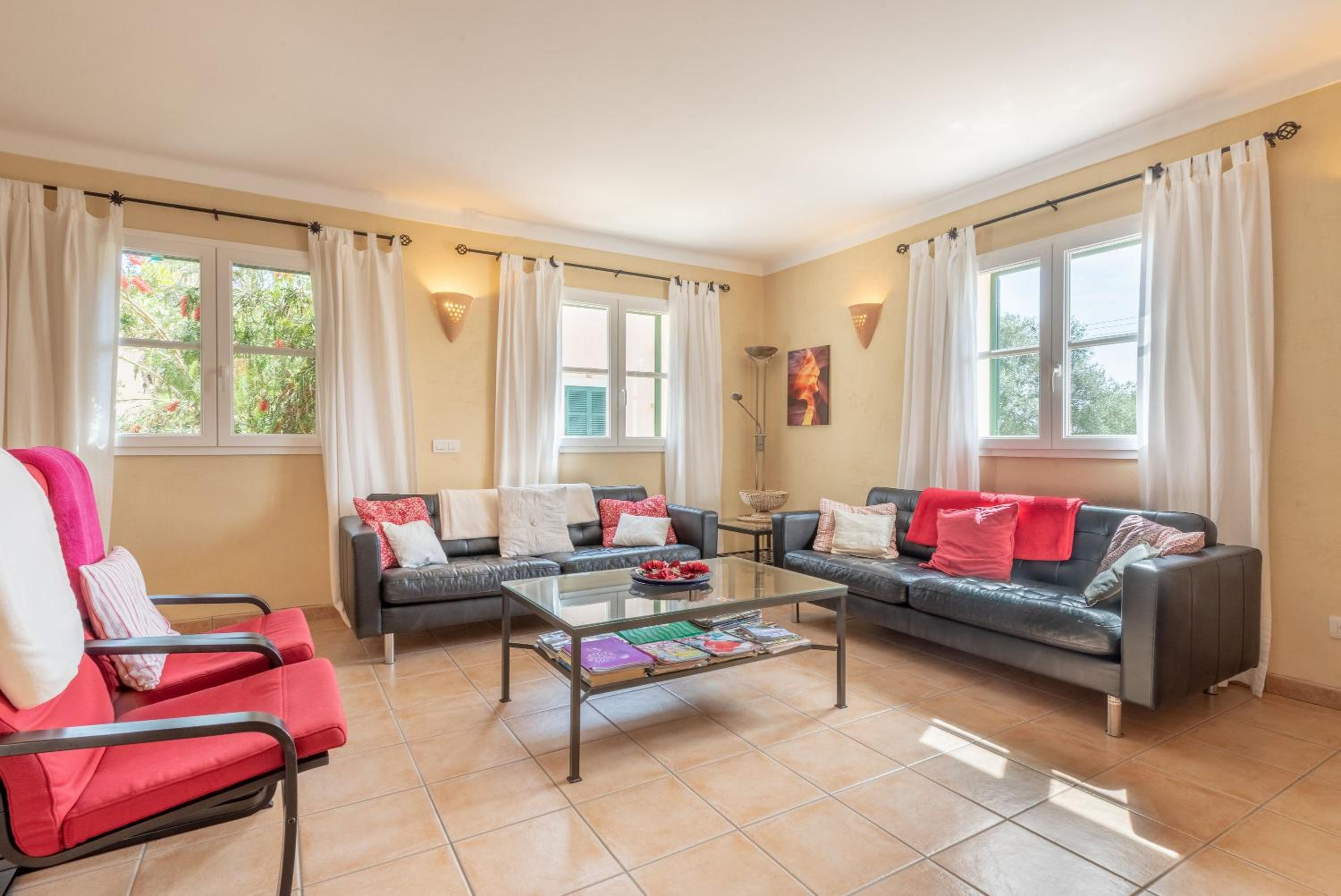 Villa con vistas al jardín