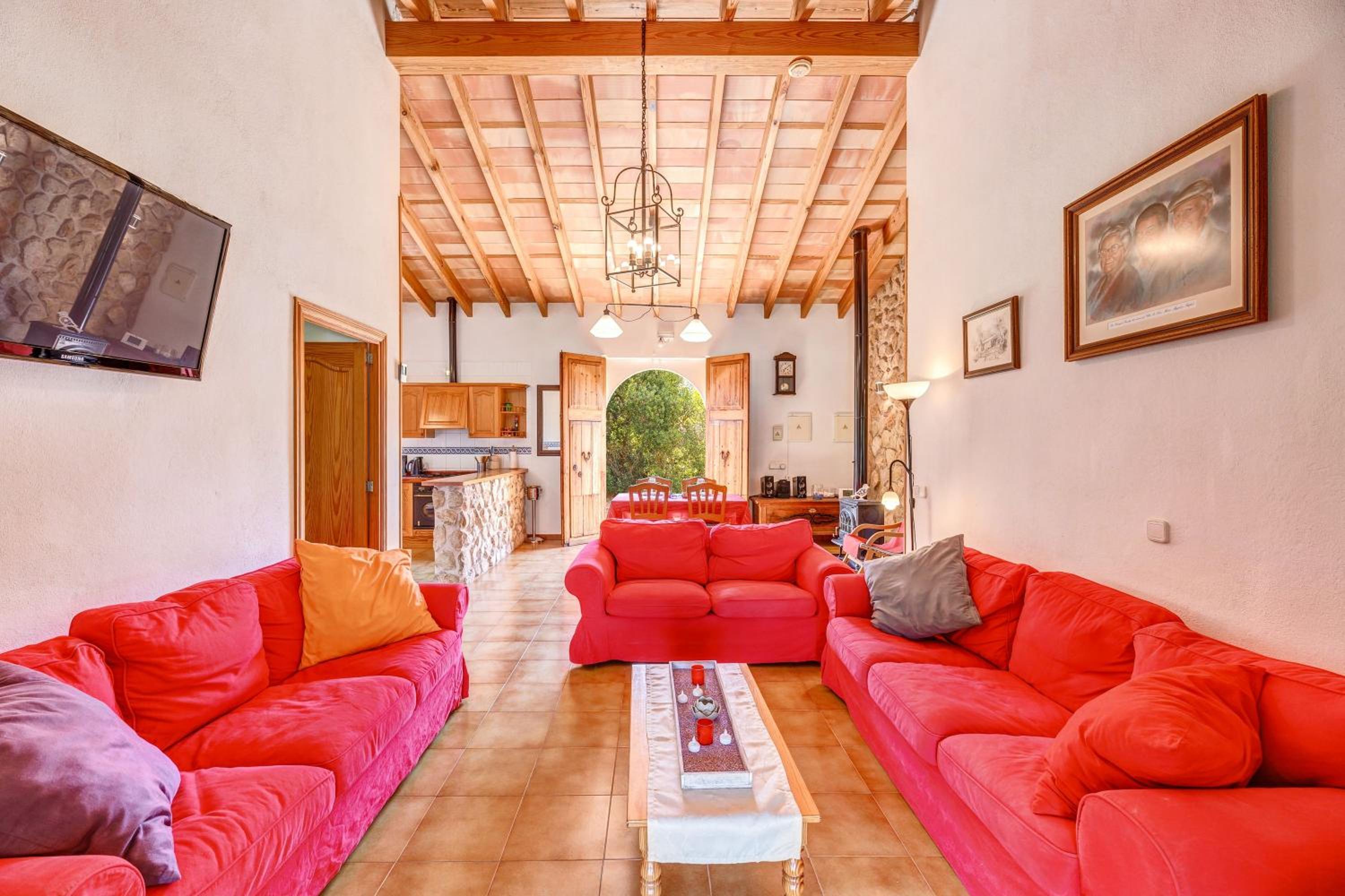 Villa con vistas al jardín