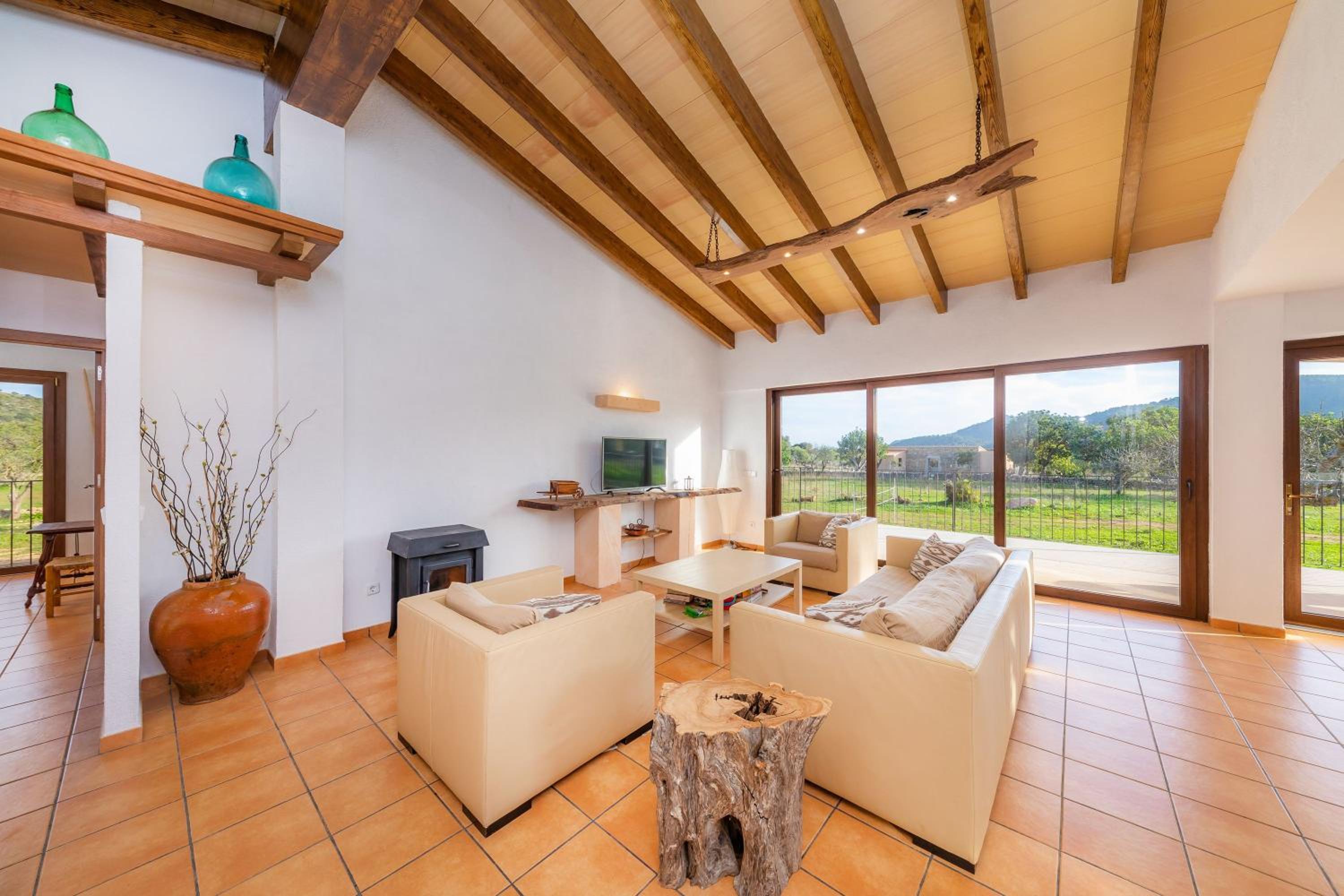 Villa con vistas al jardín