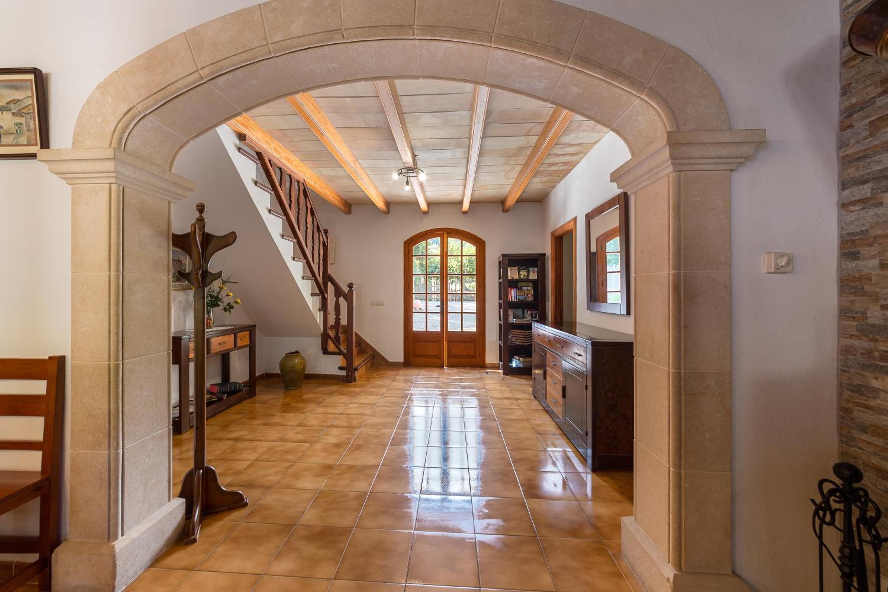 Villa con vistas al jardín