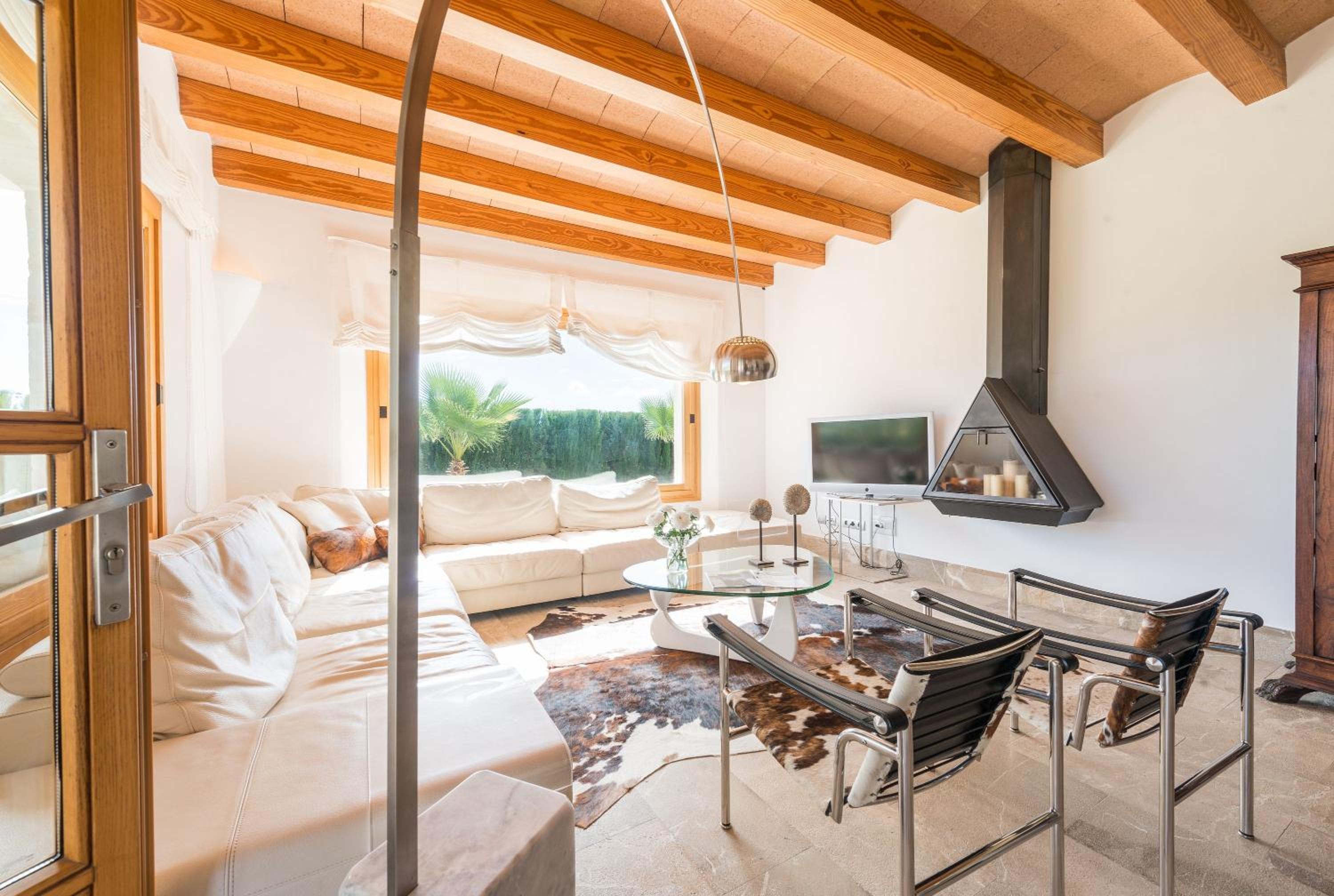 Villa con vistas al jardín