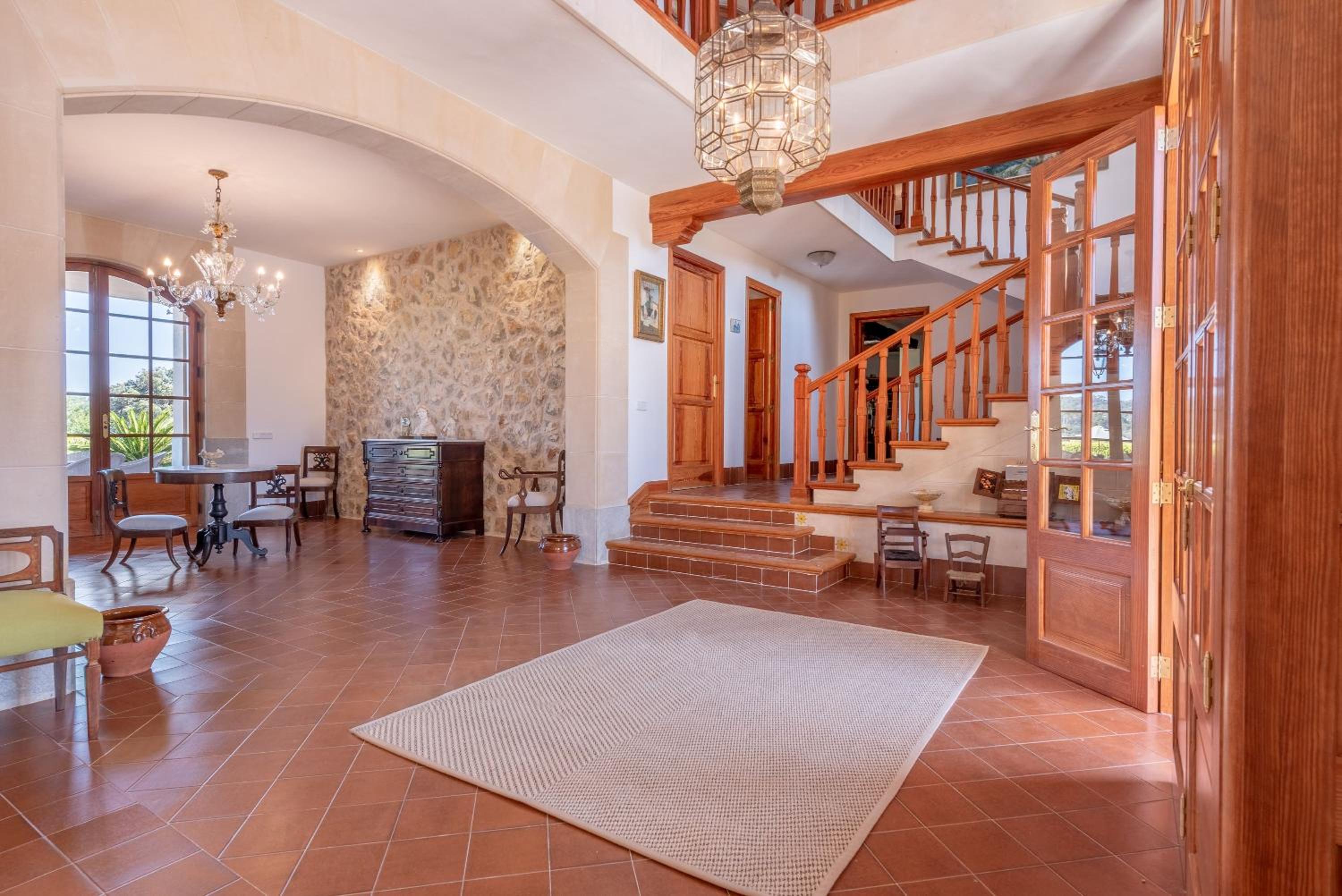 Villa con vistas al jardín
