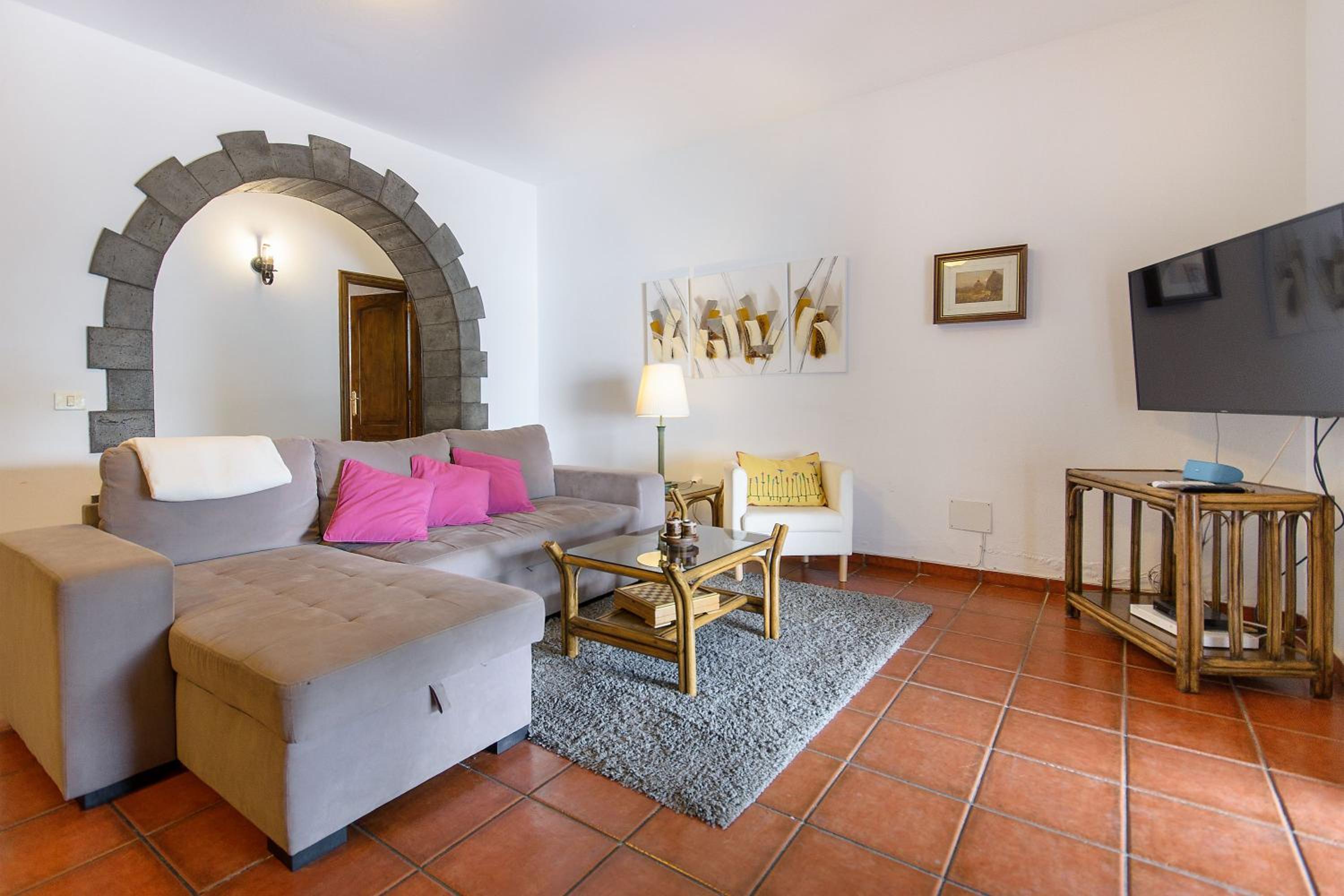 Villa con vistas al jardín