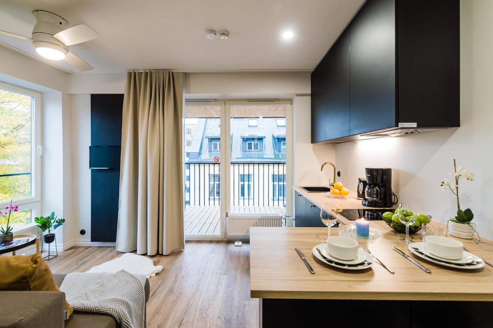 Studio Apartment with Balcony photo 2