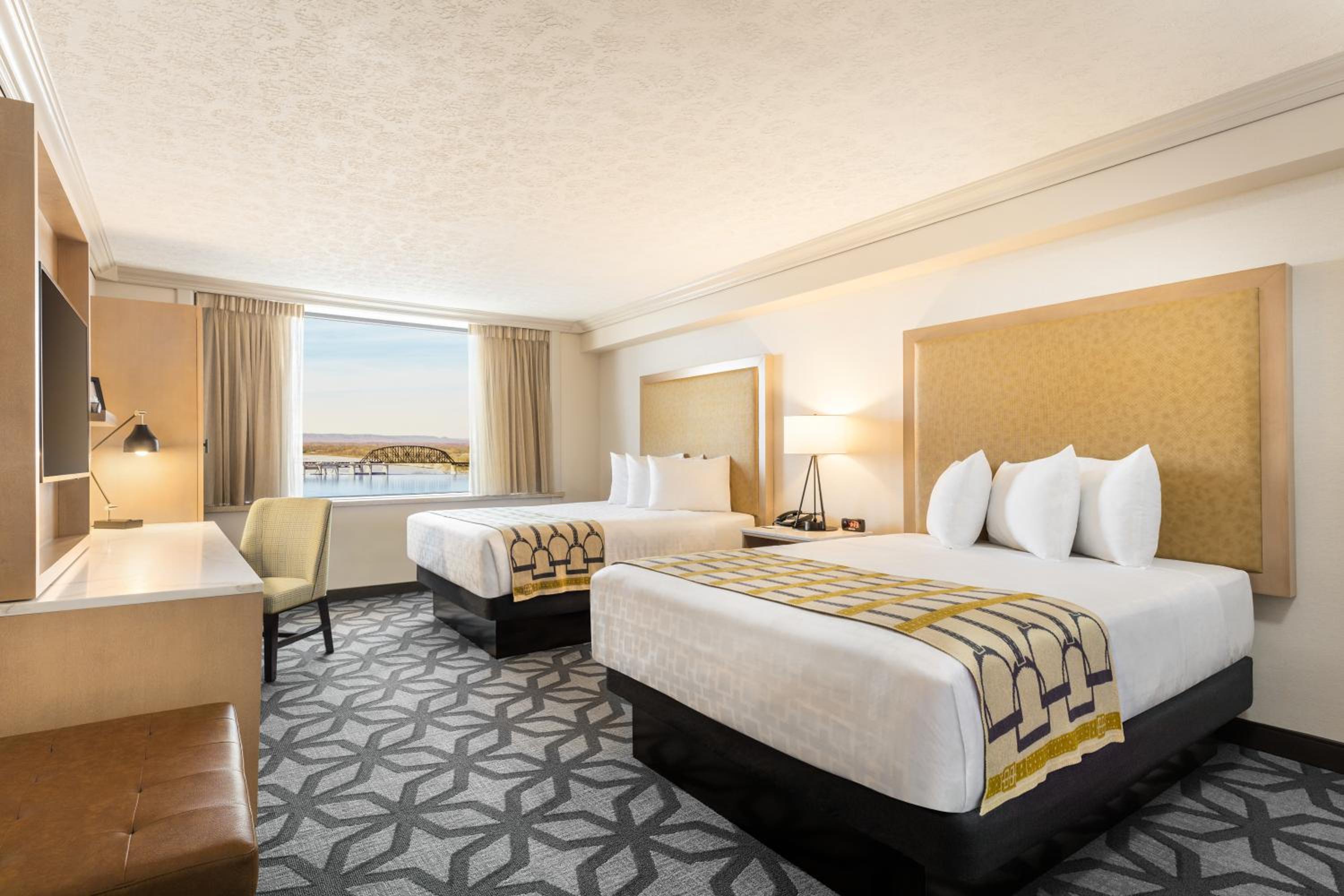 Deluxe Queen Room with Two Queen Beds - Non-Smoking/East Tower - Photo 1