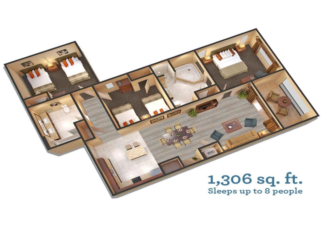 Three Bedroom Suite with Sofa Bed photo 3