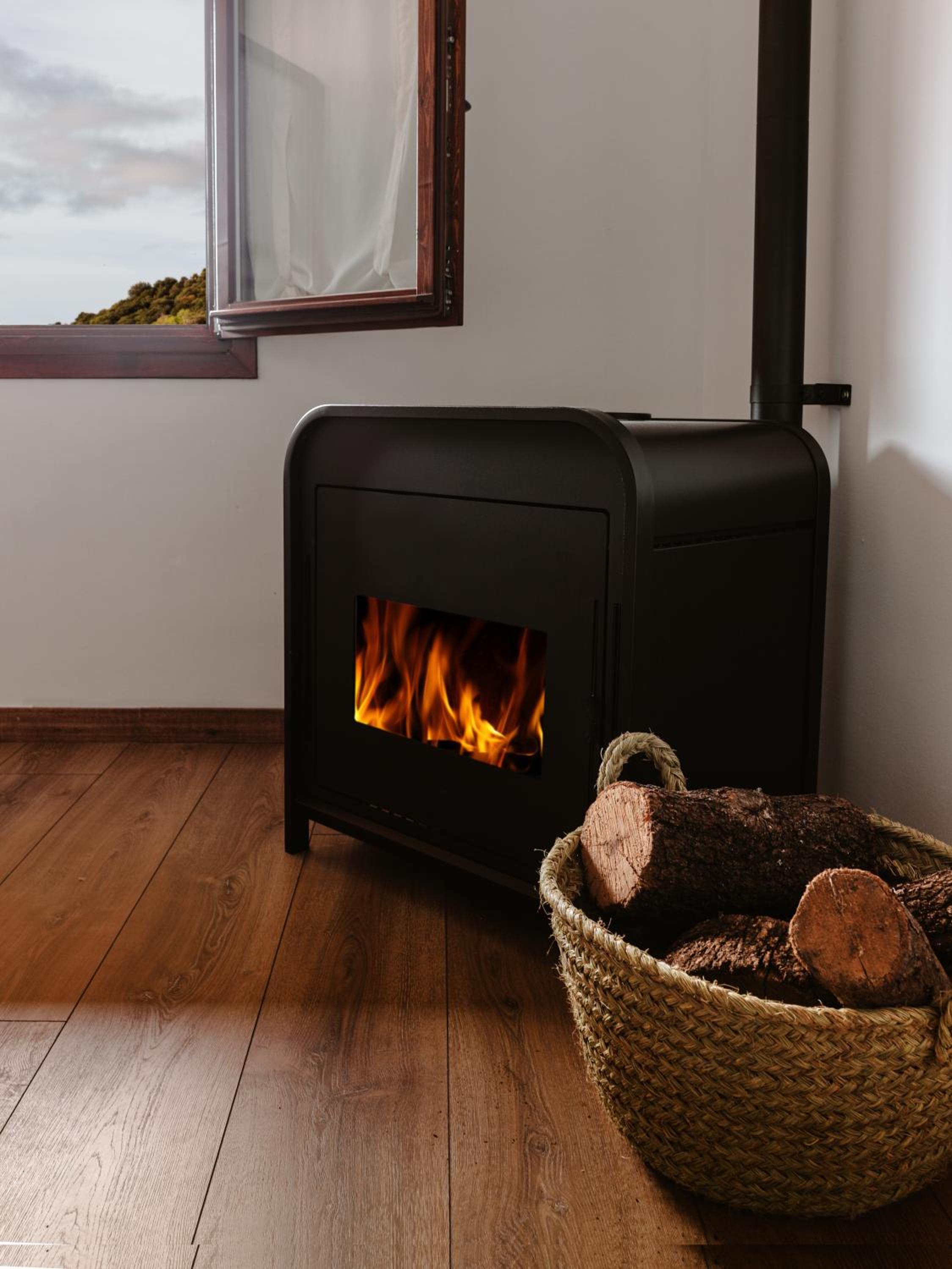 Apartamento de Dos Habitaciones con Chimenea