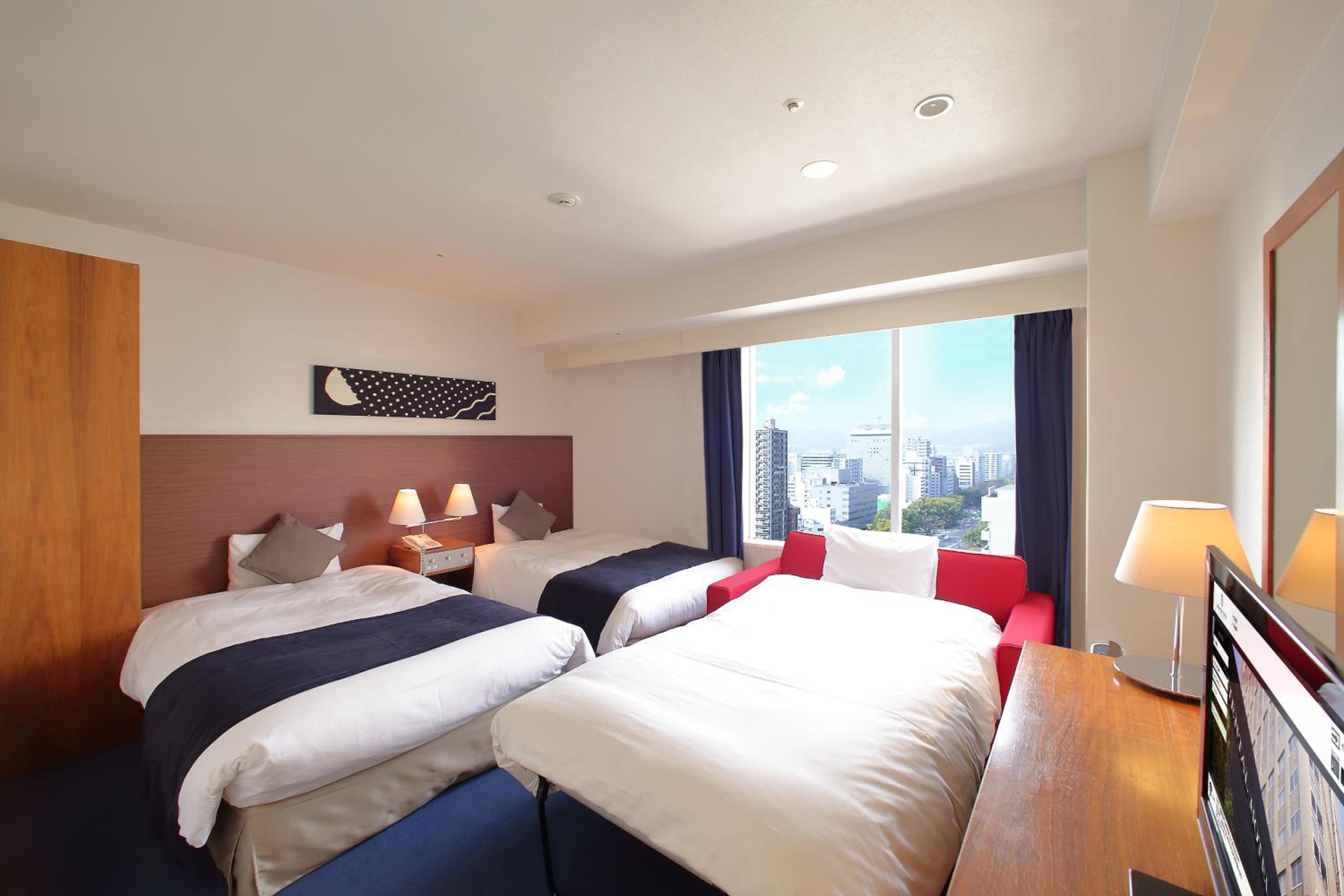 【Triple】Stylish Twin Room with Extra Bed (3 Adults) 24㎡ - Non Smoking