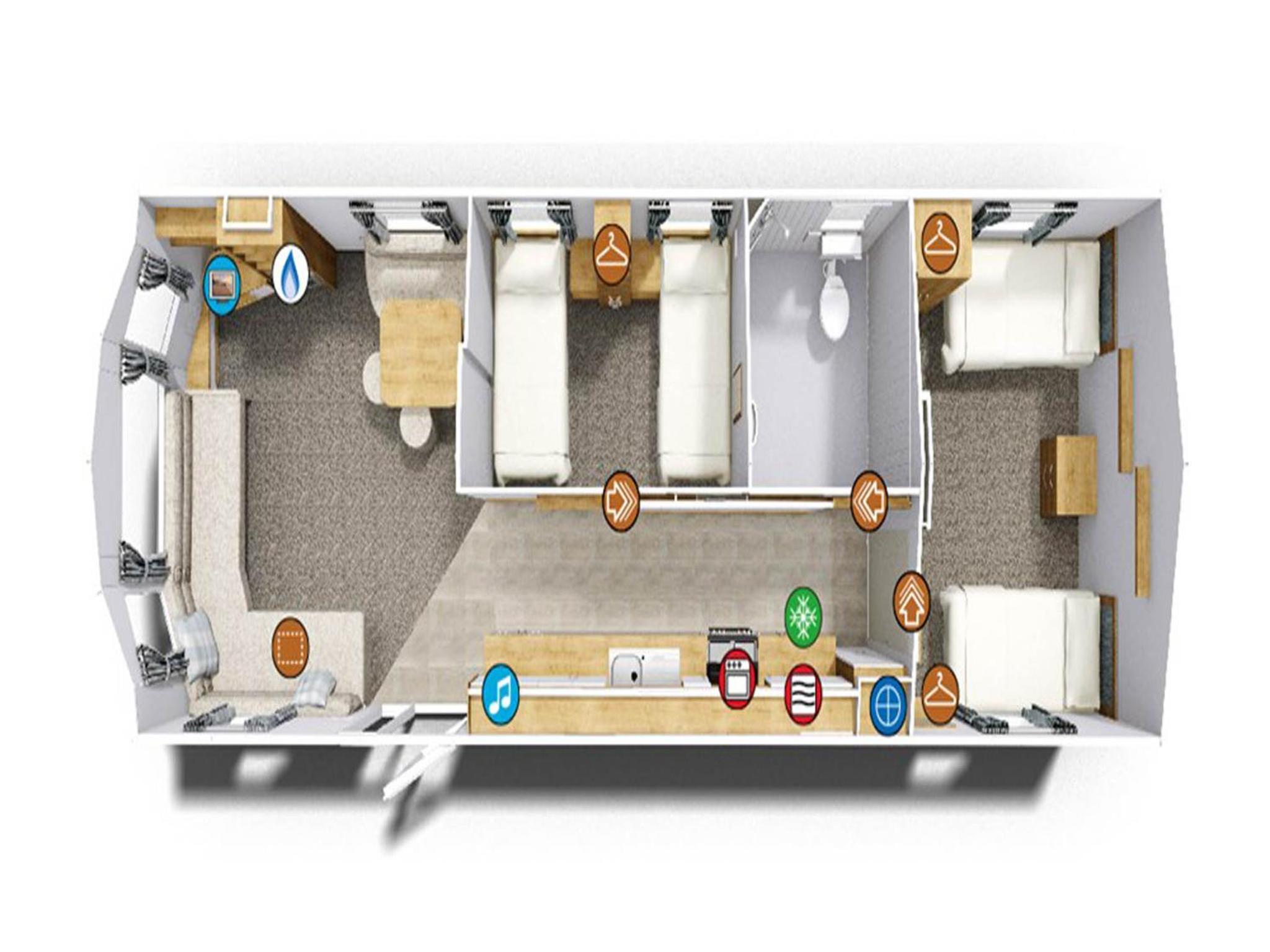 Two Bedroom Accessible Caravan photo 3