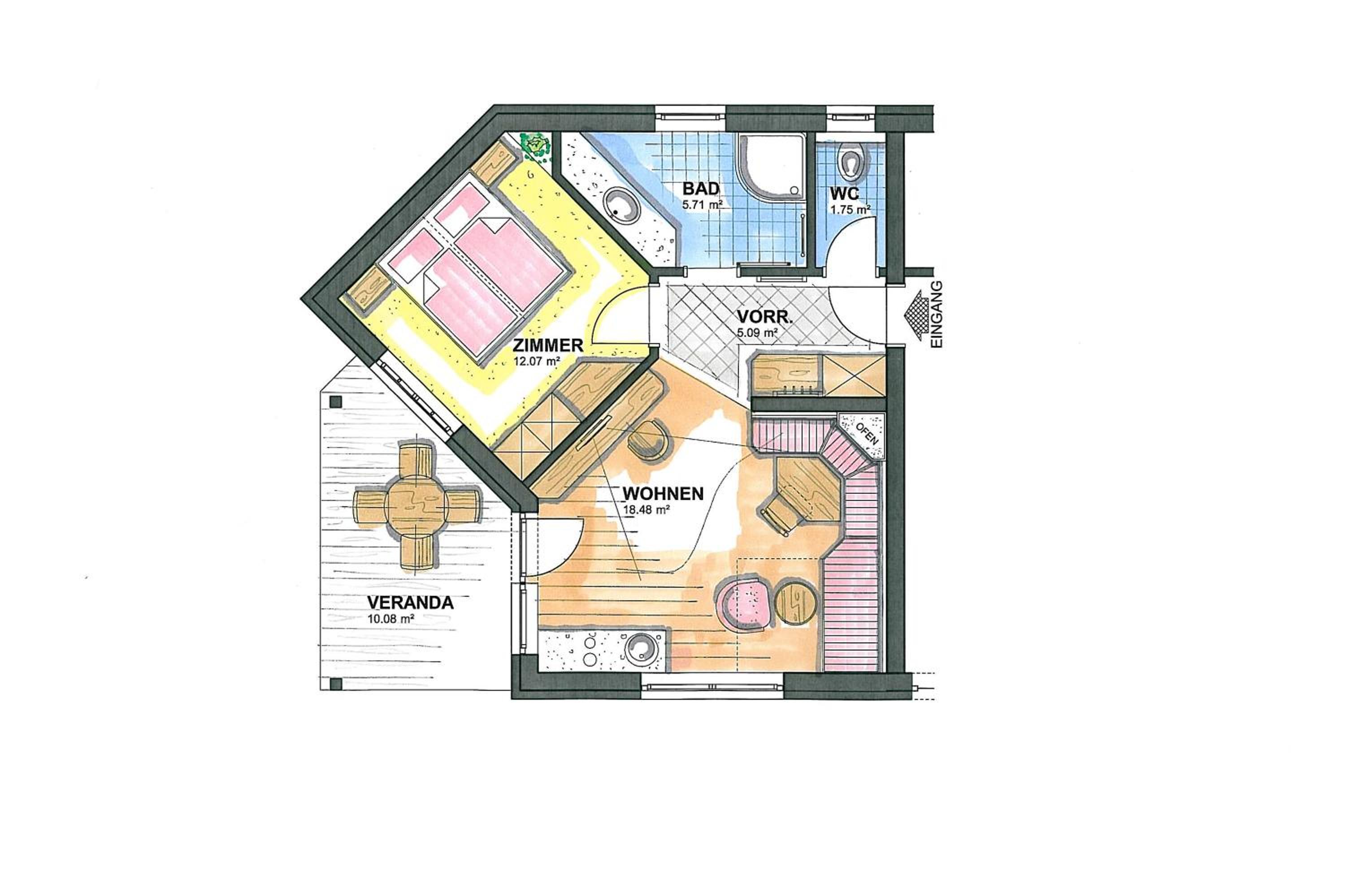 Apartment with Patio