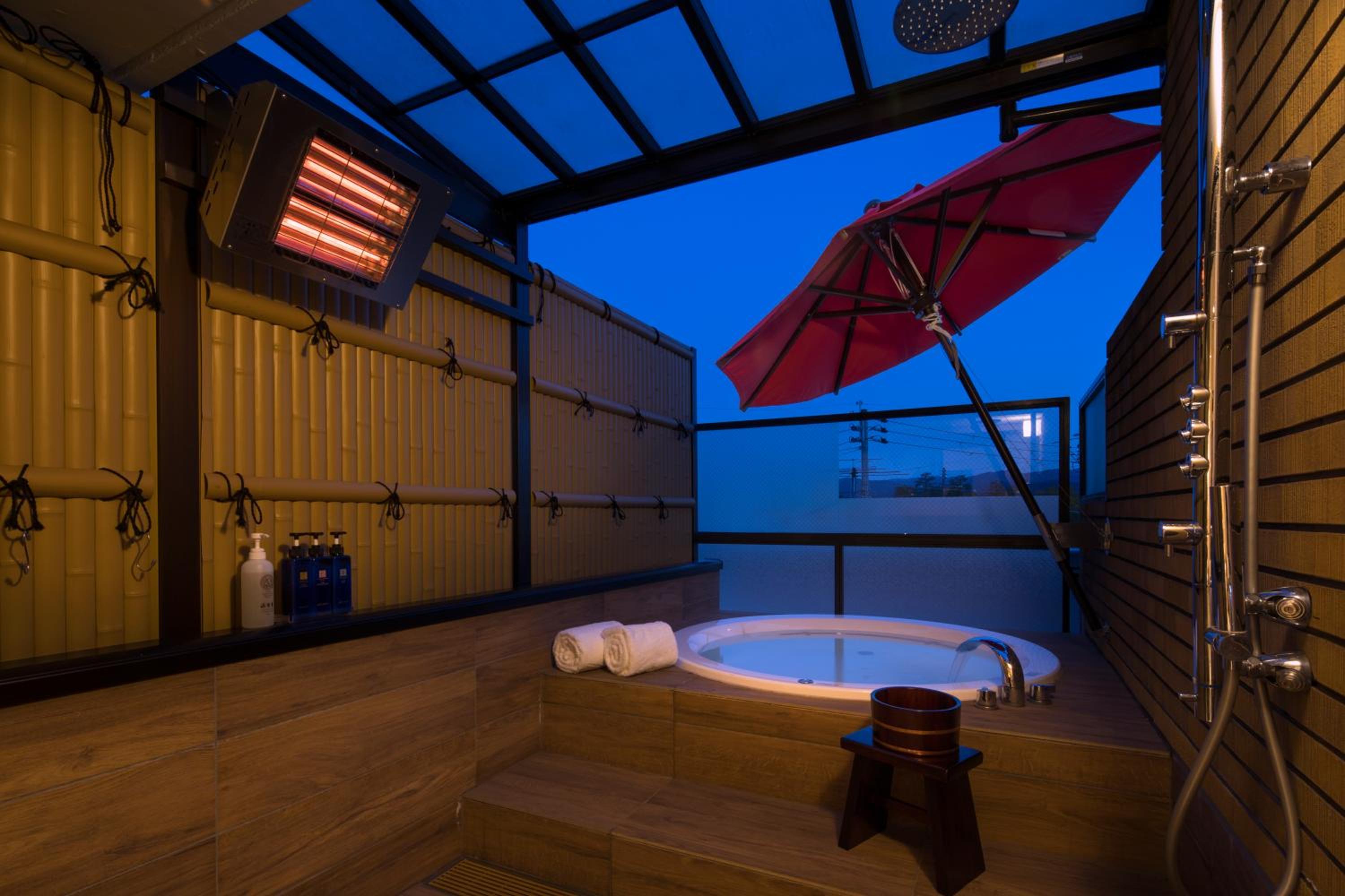 Deluxe Twin Room A with Open-Air Bath