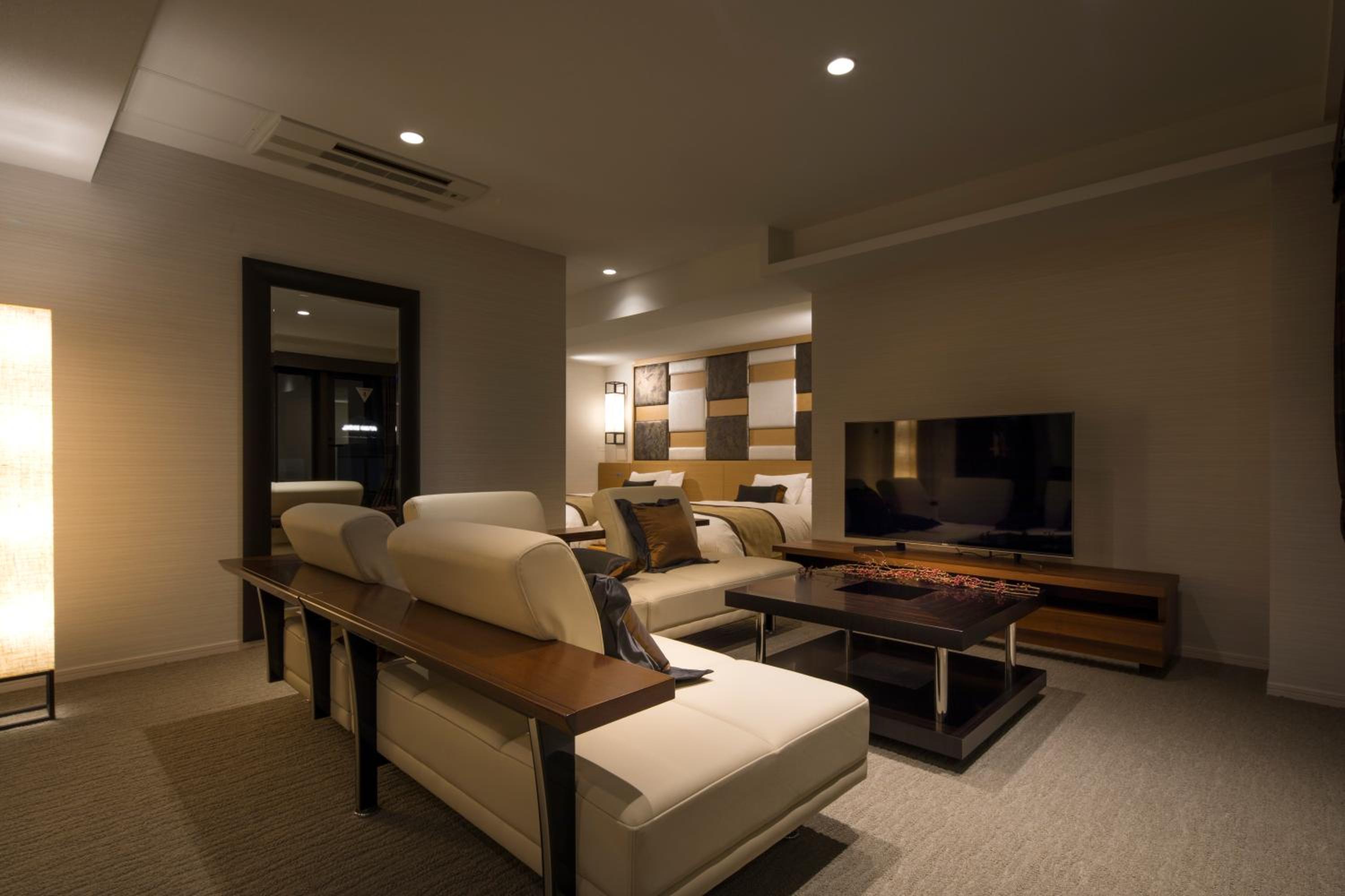 Deluxe Twin Room A with Open-Air Bath