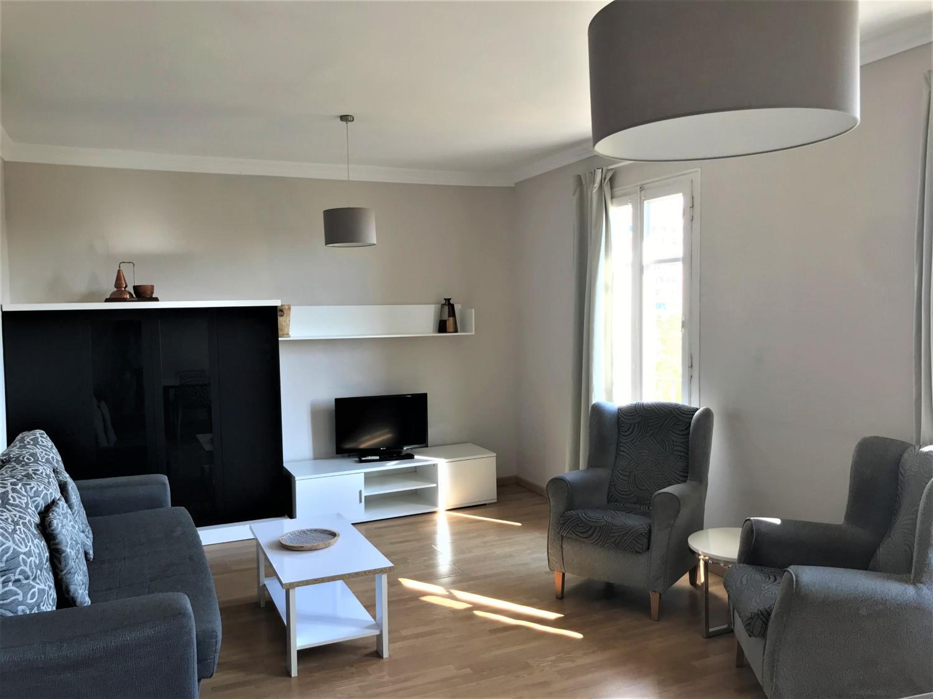 Apartamento Sala grande Vistas al parque