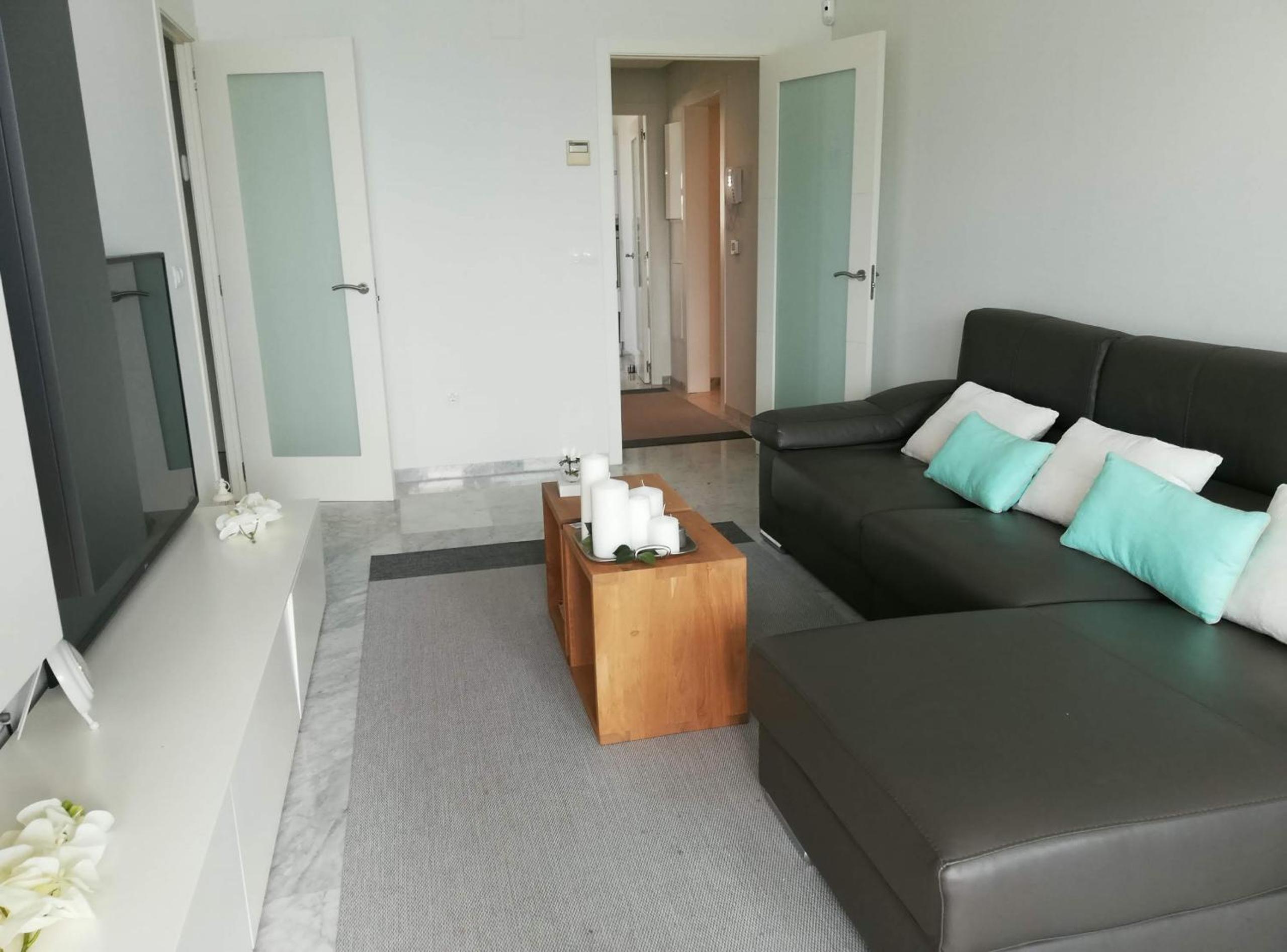 Apartamento con vista a la piscina